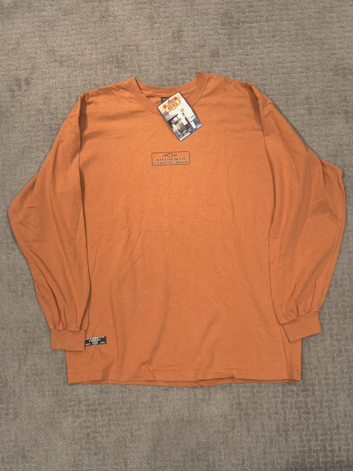 Route 66 × Vintage Athletic Wear Long-sleeve T-Shirt Size US XXL / EU 58 / 5 - 1 Thumbnail