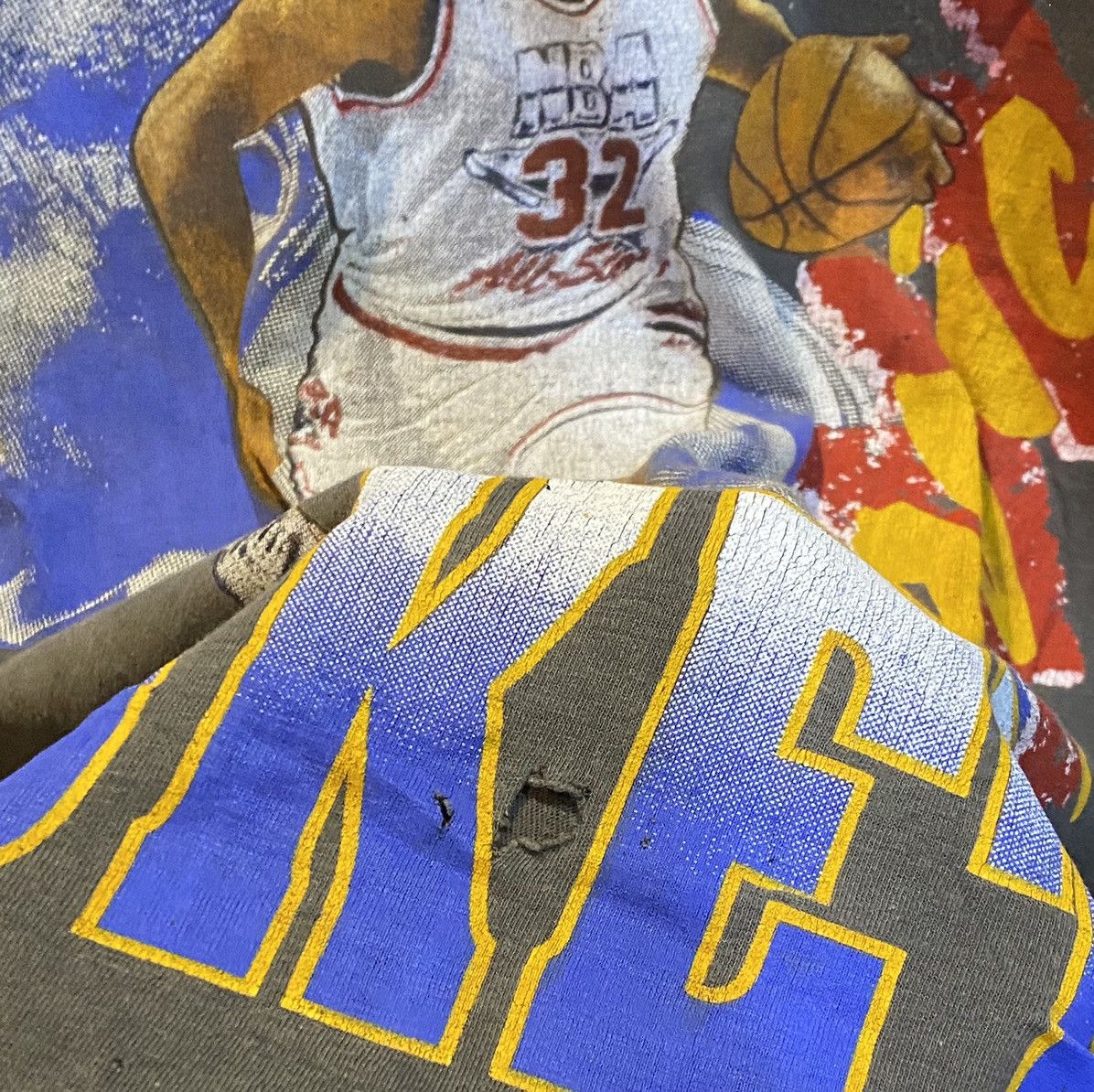 Jordan Brand × NBA × Vintage T shirt Rap Tee Jordan x Barkley Vintage 80’s 90’s nba faded Size US XL / EU 56 / 4 - 10 Thumbnail