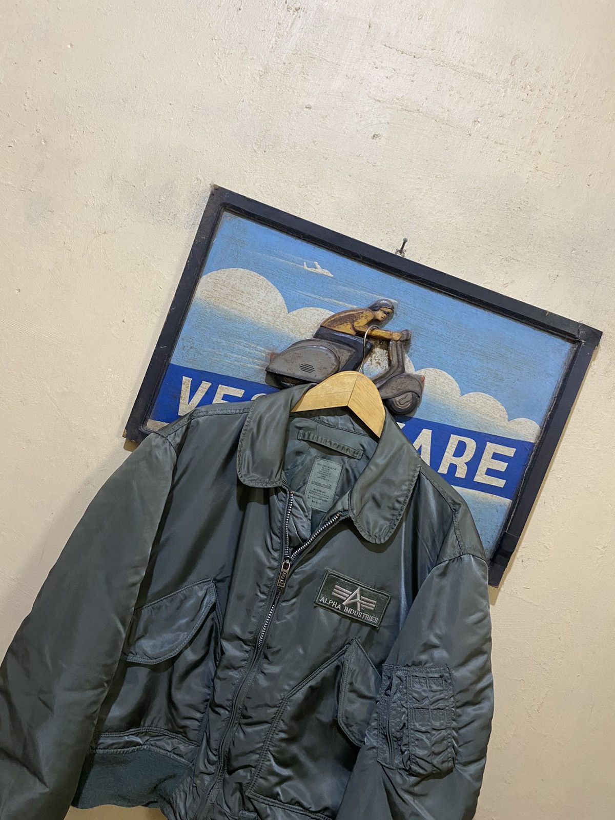 Alpha Industries CWU 45 VINTAGE ALPHA INC JACKET BOMBER Size US L / EU 52-54 / 3 - 8 Thumbnail