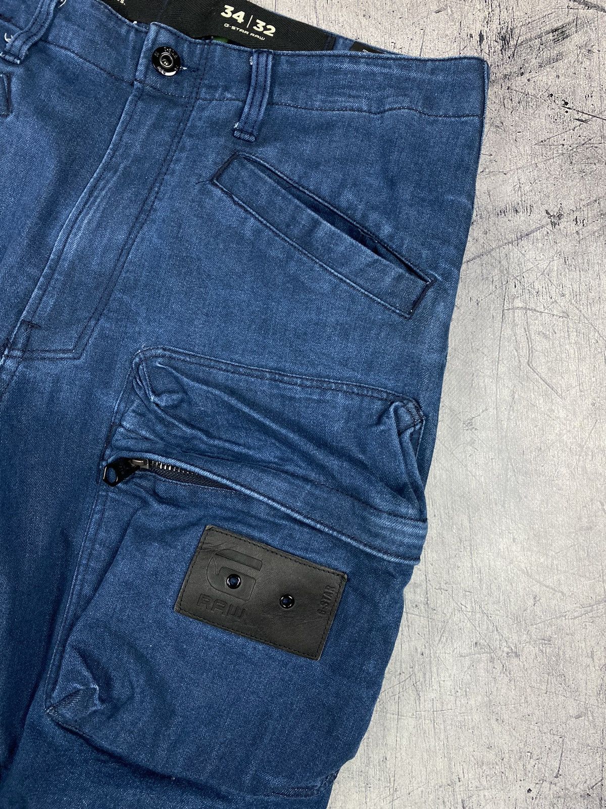 G-Star Vintage G-Star Raw 3D Avant Garde Y2K Zip Cargo Pants Jeans Size US 34 / EU 50 - 5 Thumbnail
