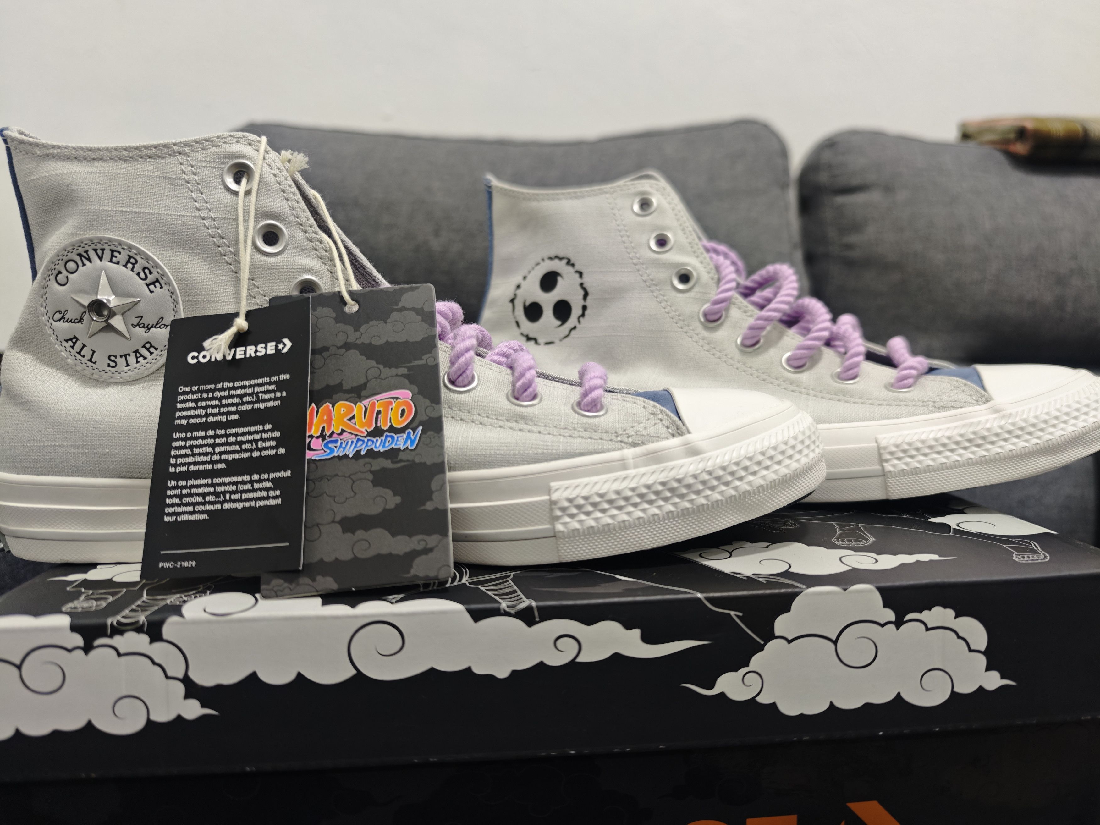 Converse Converse x Naruto (Sasuke ver.) Size US 8.5 / EU 41-42 - 1 Thumbnail
