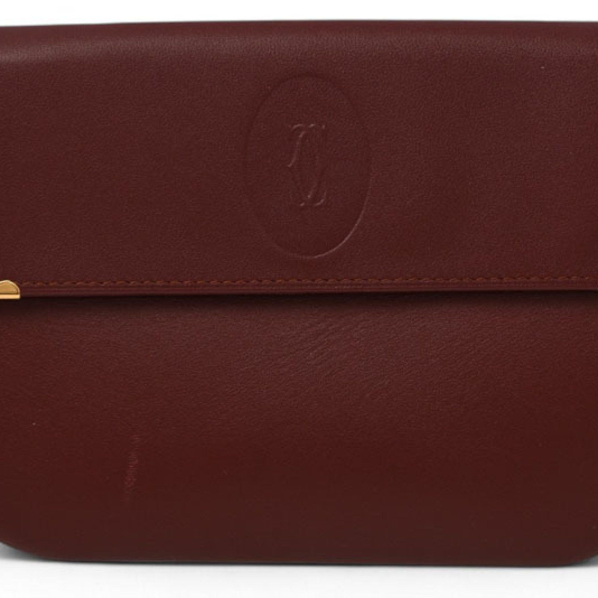 Cartier Cartier Must de Wallet/Mini Pouch Bordeaux L3000038 Size ONE SIZE - 1 Thumbnail
