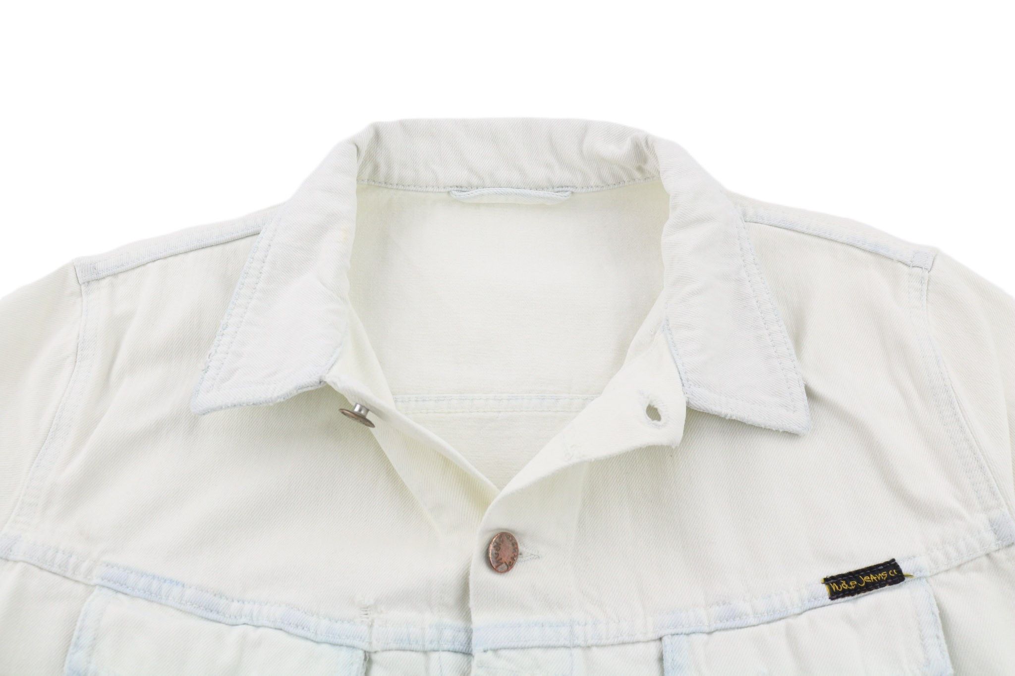 Nudie Jeans TERRY XL Extreme Bleach Light Jacket 81035 Size US XL / EU 56 / 4 - 4 Thumbnail
