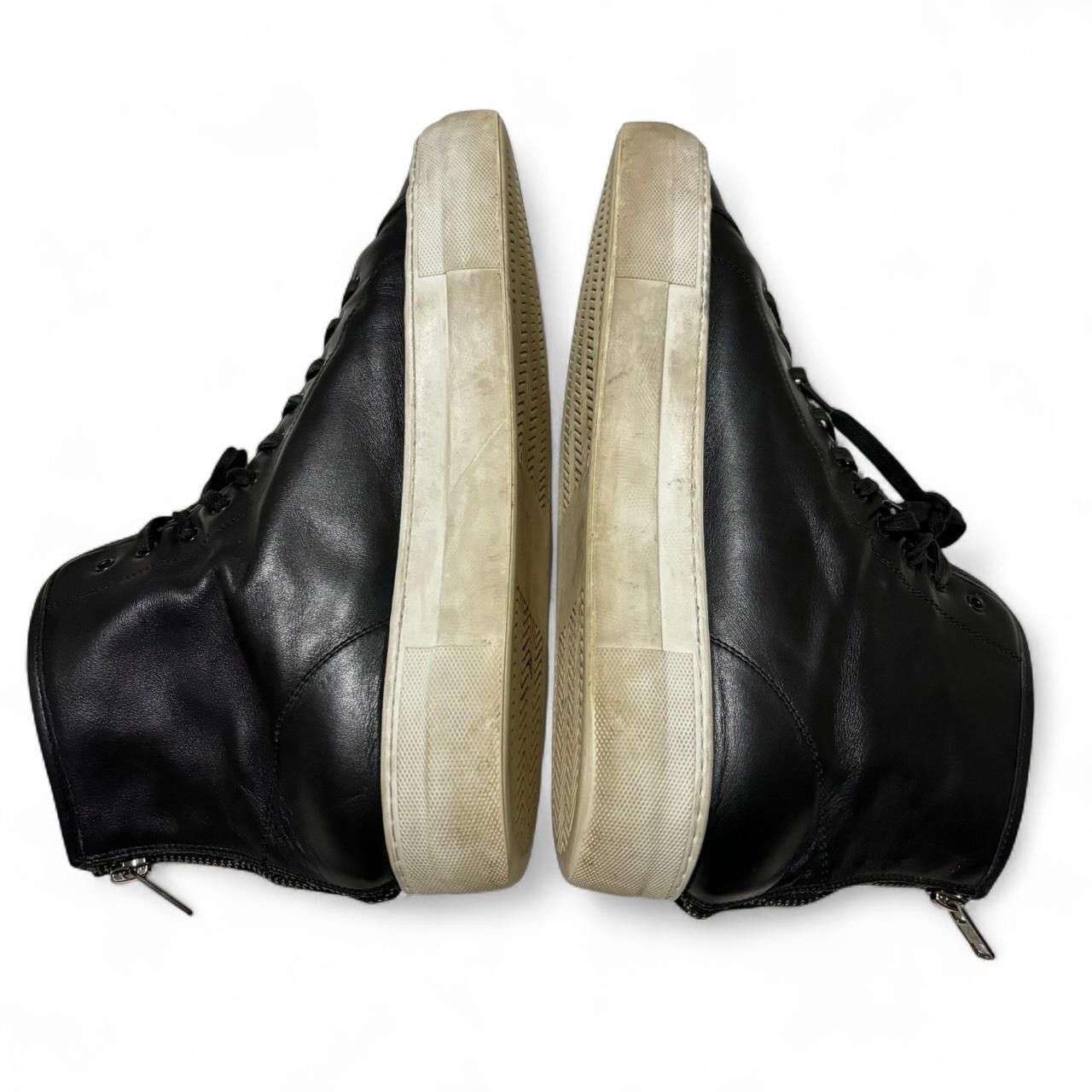 Common Projects × Designer Common Projects Achilles Mid Black Leather Shoes - Size 42 Size US 9 / EU 42 - 3 Thumbnail