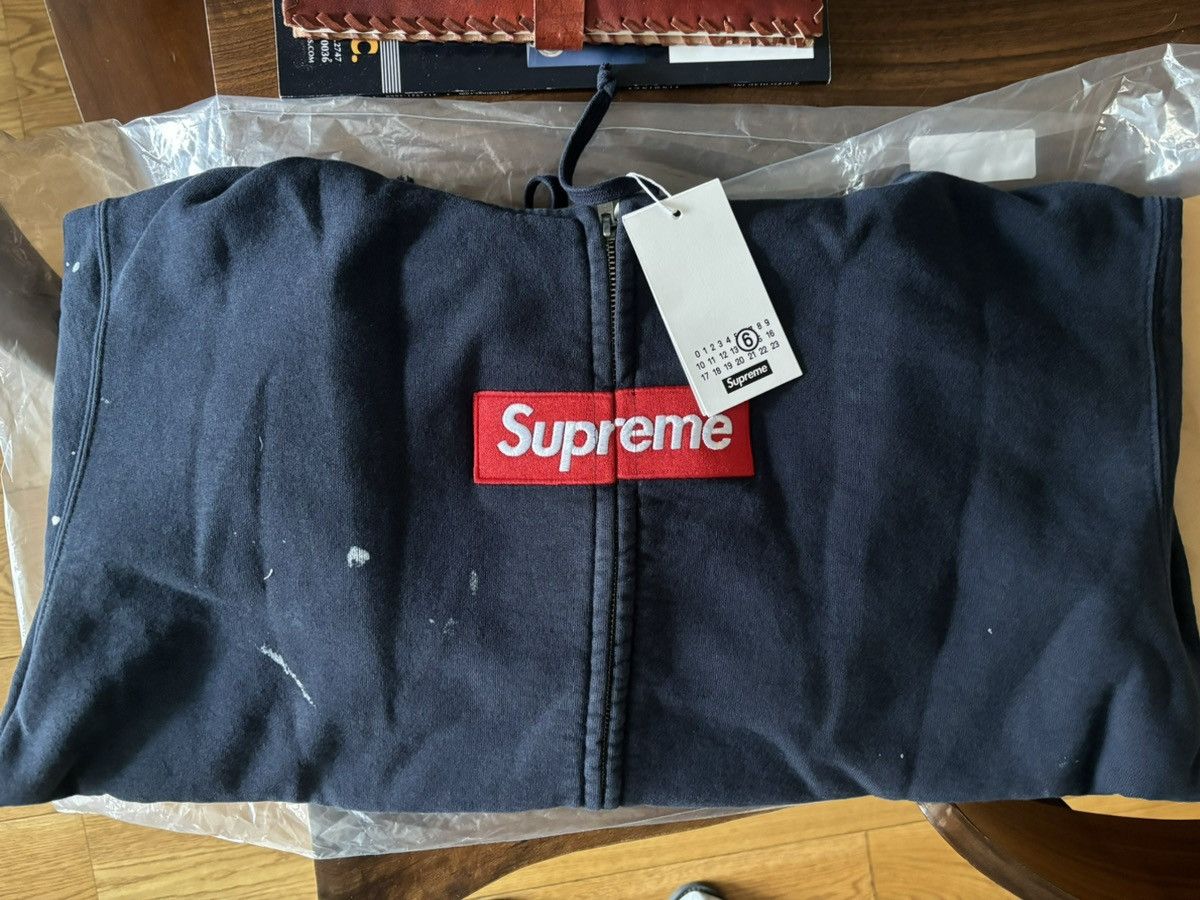 Maison Margiela × Supreme Supreme x MM6 Zip Box Logo Hoodie Size US M / EU 48-50 / 2 - 2 Thumbnail