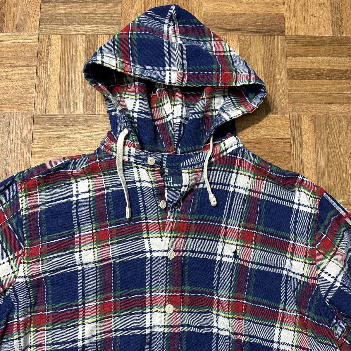 Polo Ralph Lauren Polo hooded flannel shirt Size US XL / EU 56 / 4 - 3 Thumbnail