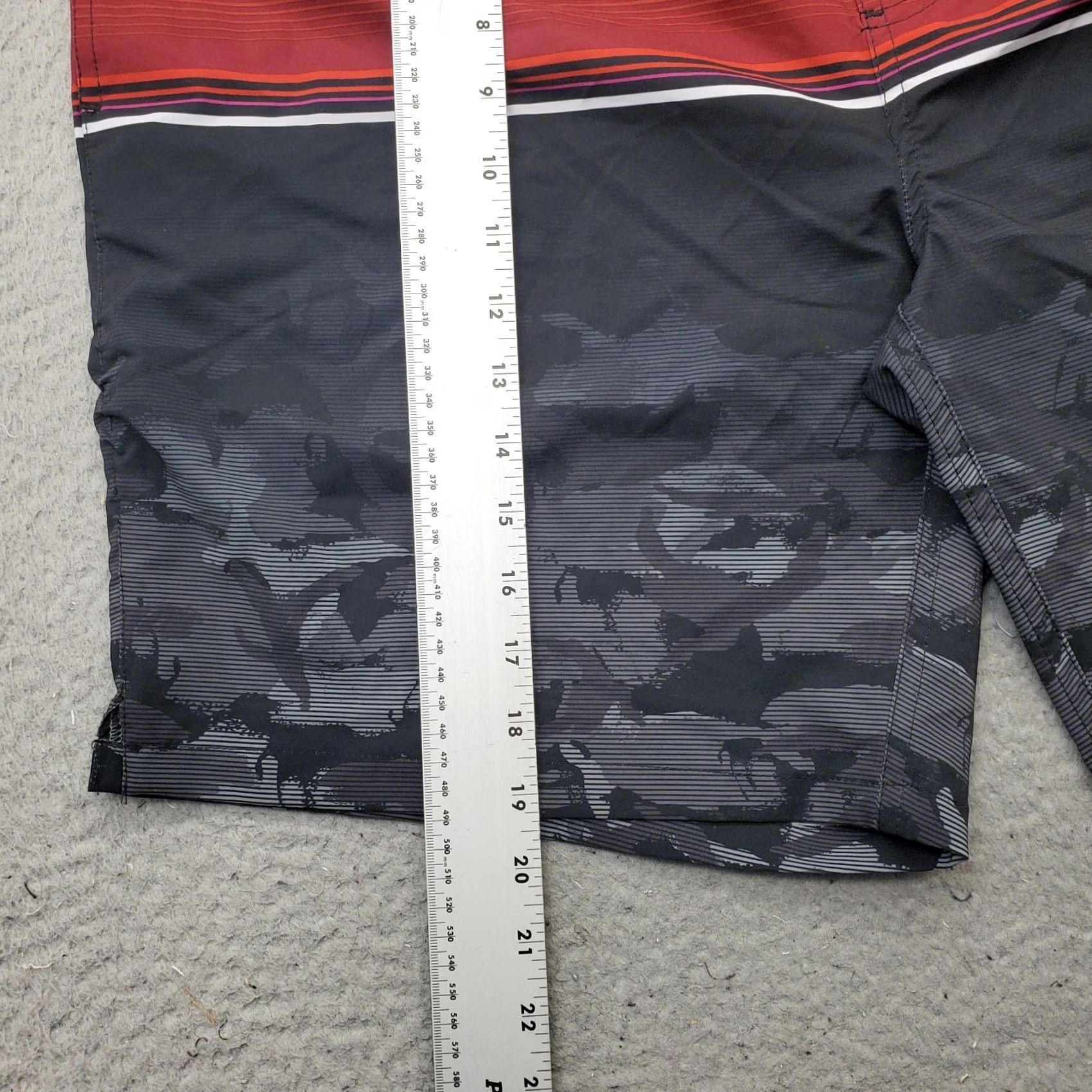 ZeroXposur ZeroXposur Board Shorts Mens XL Multi Lined Camo Striped Performance Water Polo Size US XL / EU 56 / 4 - 4 Thumbnail