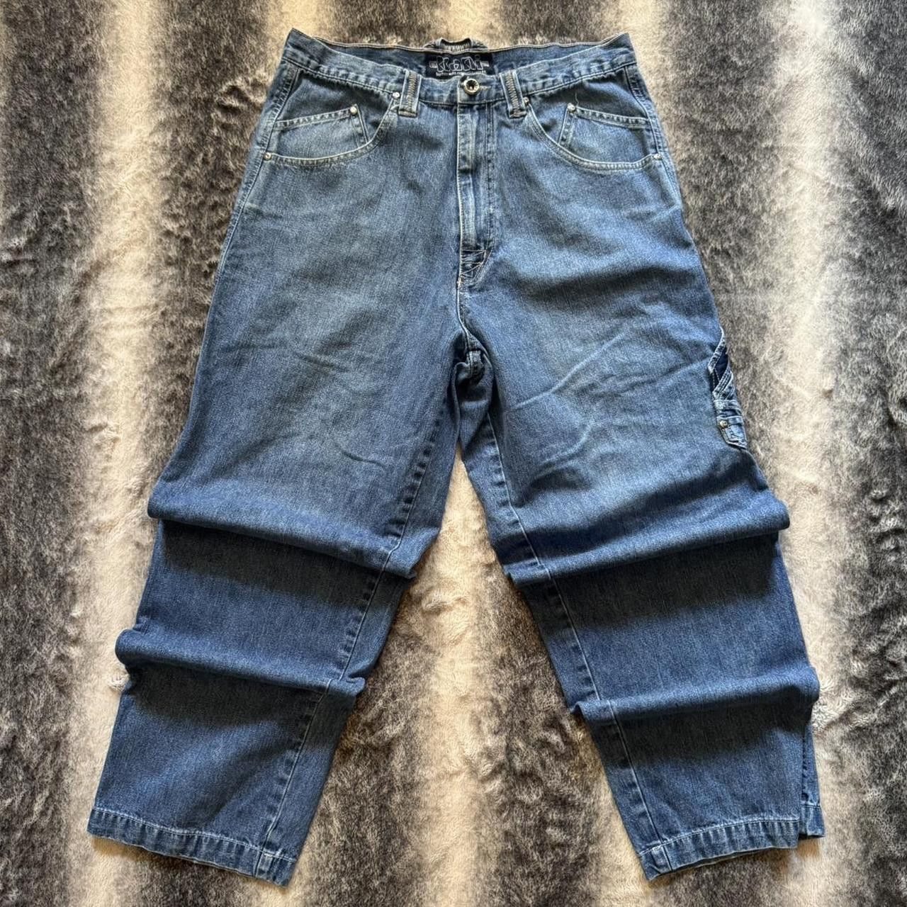 Vintage Vintage 90s Karl Kani Carpenter Style Baggy Jeans Size US 32 / EU 48 - 2 Thumbnail