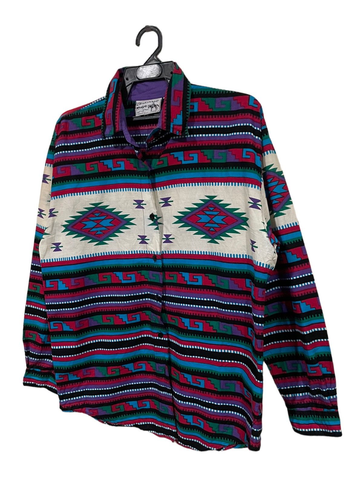 Cowboy Equipment × Vintage Chaparral Ridge Cowboy Western Native Shirts Size US L / EU 52-54 / 3 - 10 Thumbnail