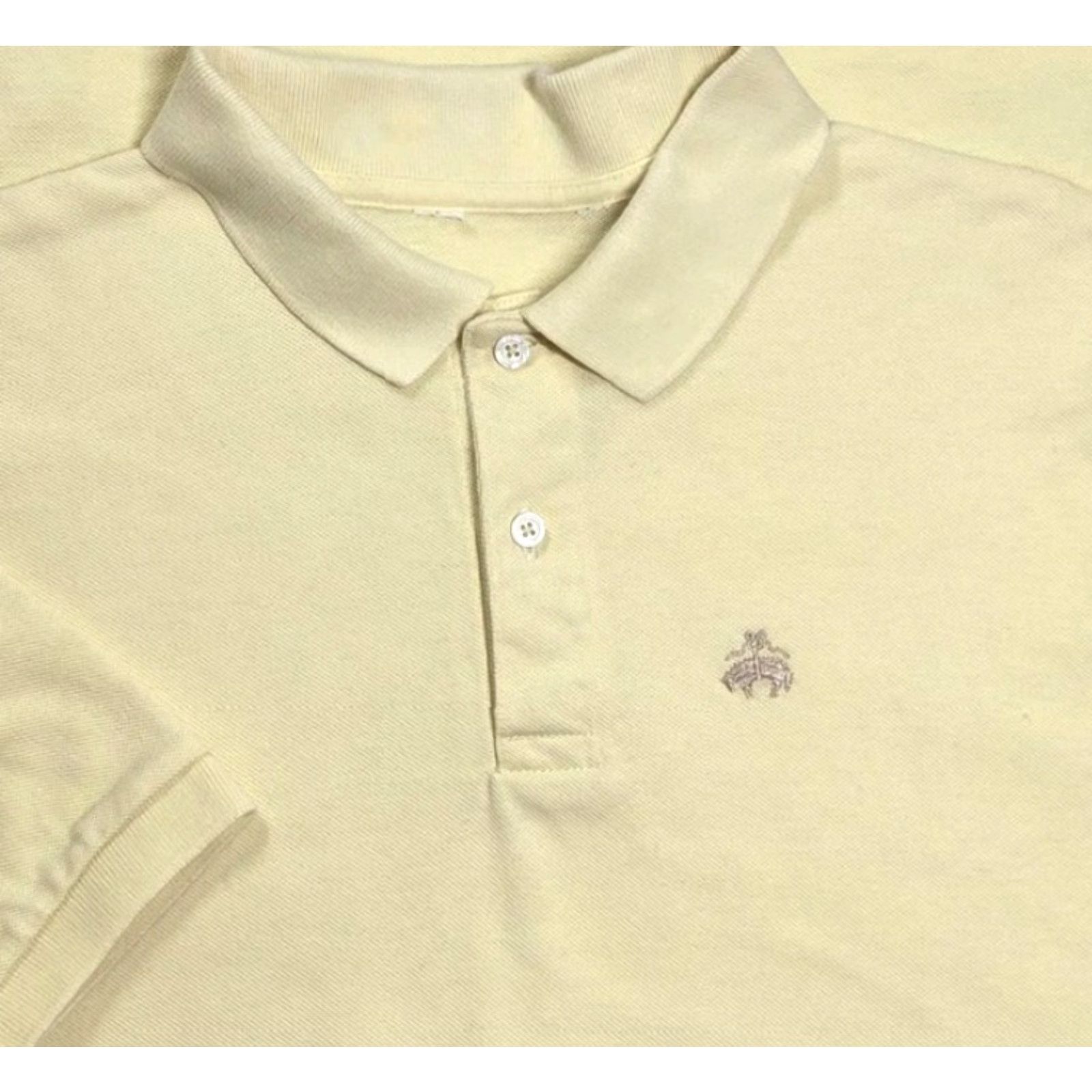 Brooks Brothers VINTAGE Brooks Brothers Polo Shirt Men L Yellow Short Sleeve 80s Golden Fleece USA Size US L / EU 52-54 / 3 - 2 Thumbnail