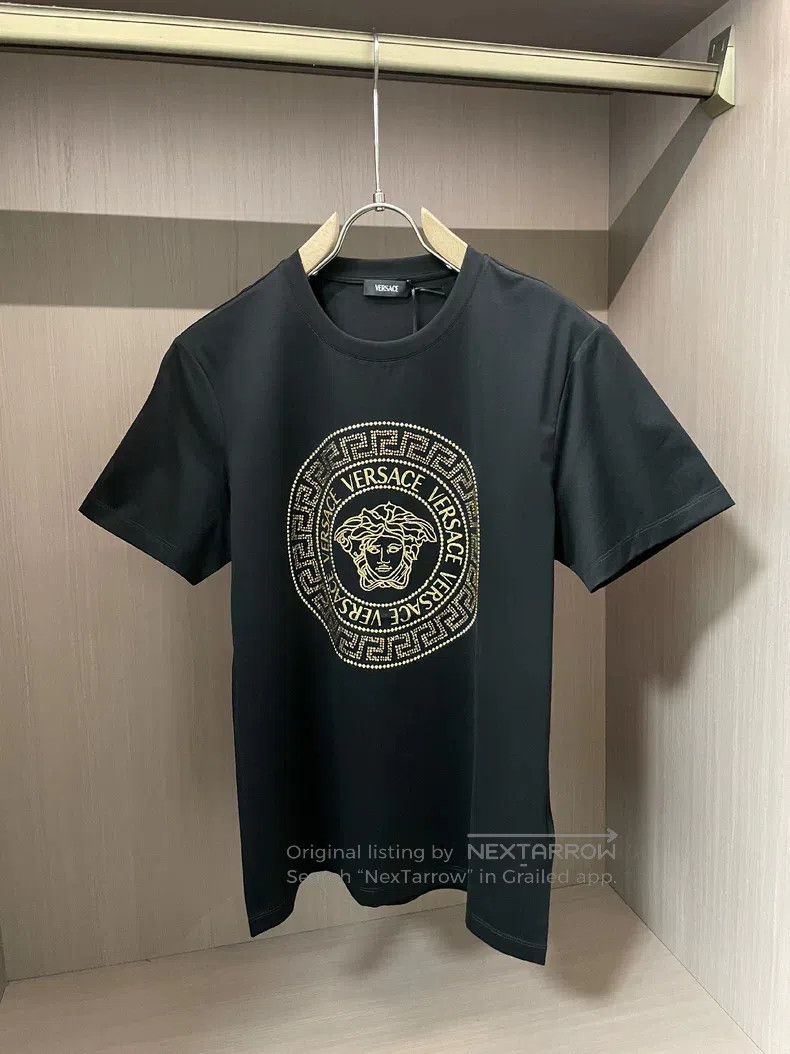 Versace Versace Swarovski crystal diamond set T-shirt Size US L / EU 52-54 / 3 - 1 Thumbnail