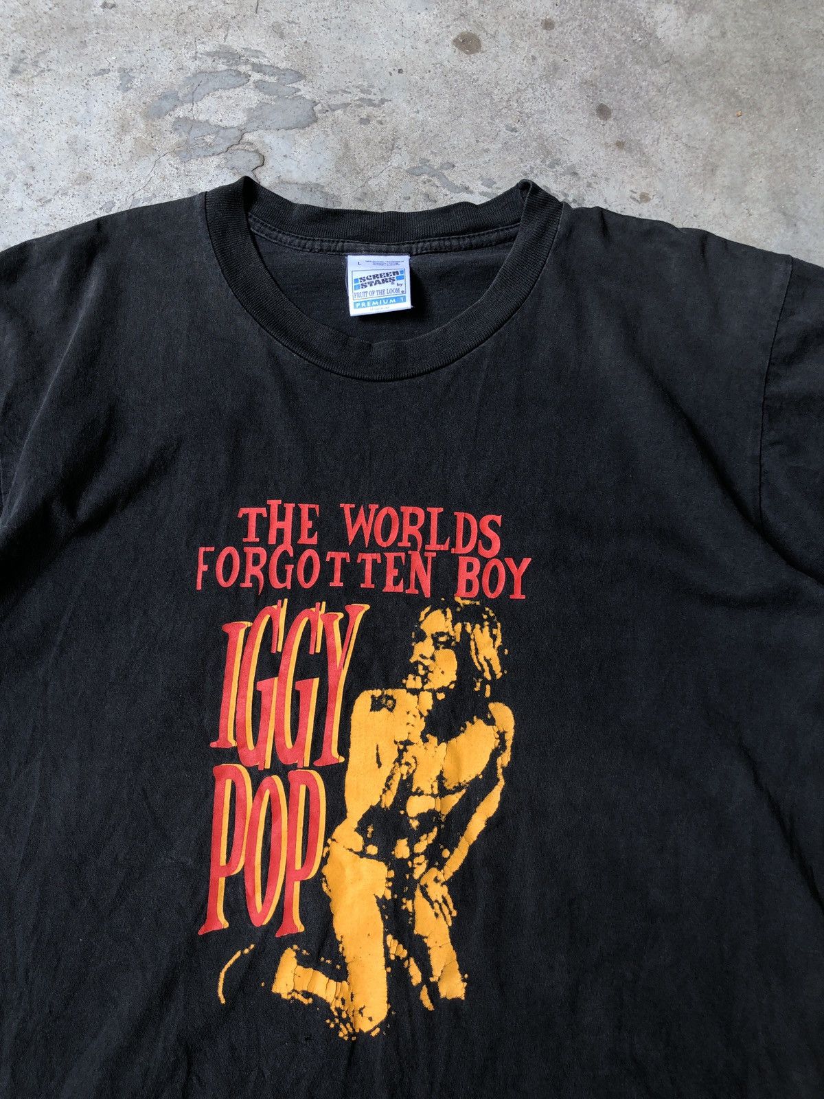 Band Tees × Vintage VINTAGE IGGY POP THE STOOGES BAND T SHIRT Size US L / EU 52-54 / 3 - 2 Thumbnail