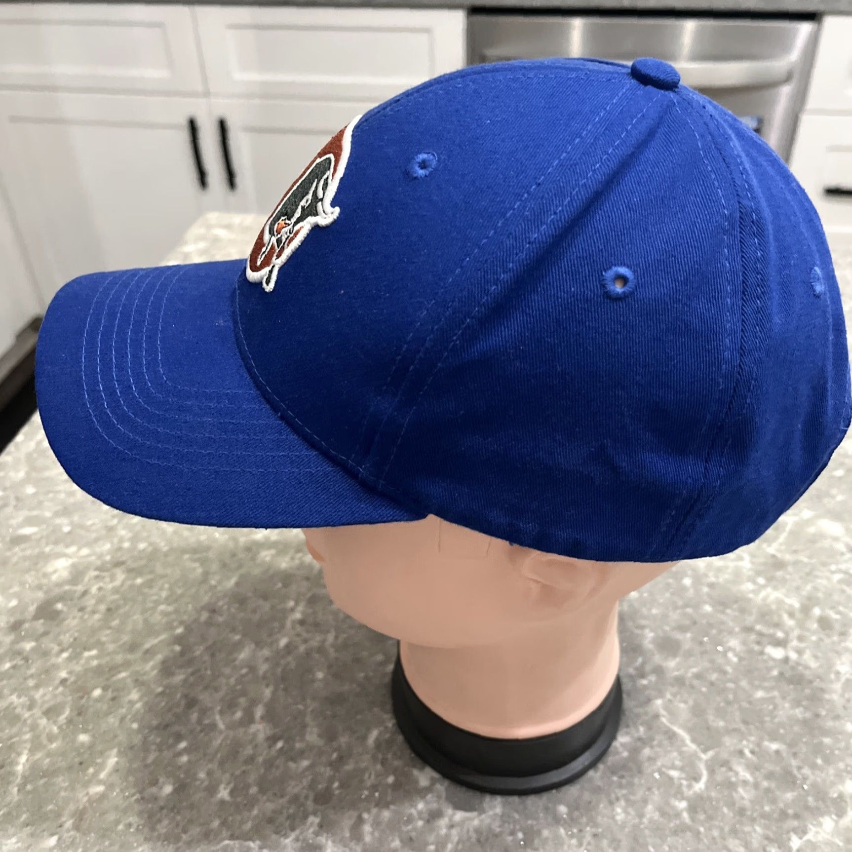 Vintage Durham Bulls Baseball Hat Blue Twill Adjustable Strapback Cap Unisex Adults Bimm Ridder Sportswear Size ONE SIZE - 2 Thumbnail
