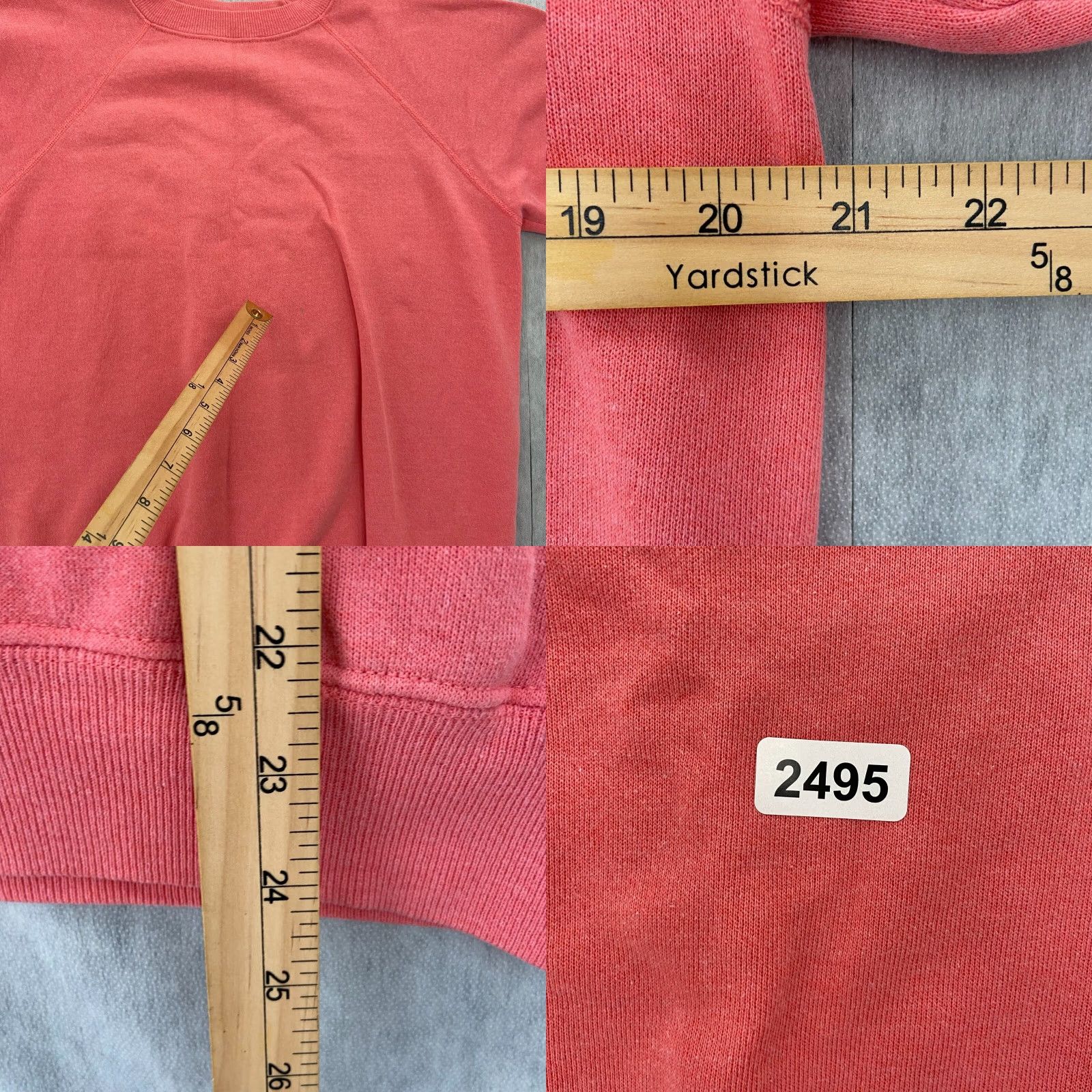 Hanes VINTAGE Hanes Sweater Shirt Womens Large Pink Fleece Rockabilly 1990s Ladies L Mens/Womens Size L / US 10 / IT 46 - 8 Thumbnail