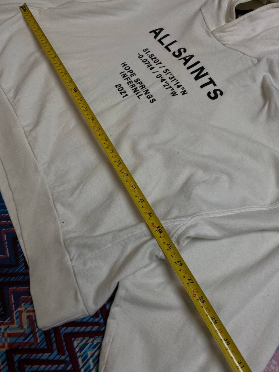 Allsaints × Vintage Allsaints Womens Femme Talie Oversized Hoodie Size S / US 4 / IT 40 - 13 Thumbnail