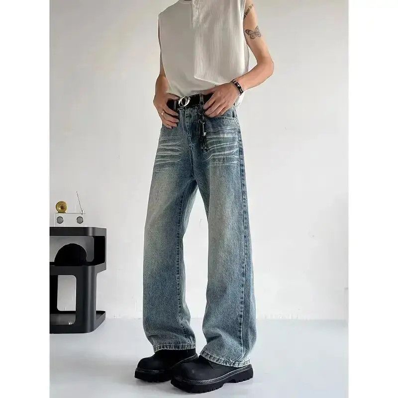 Japanese Brand Retro loose high street casual jeans Size US 32 / EU 48 - 2 Thumbnail