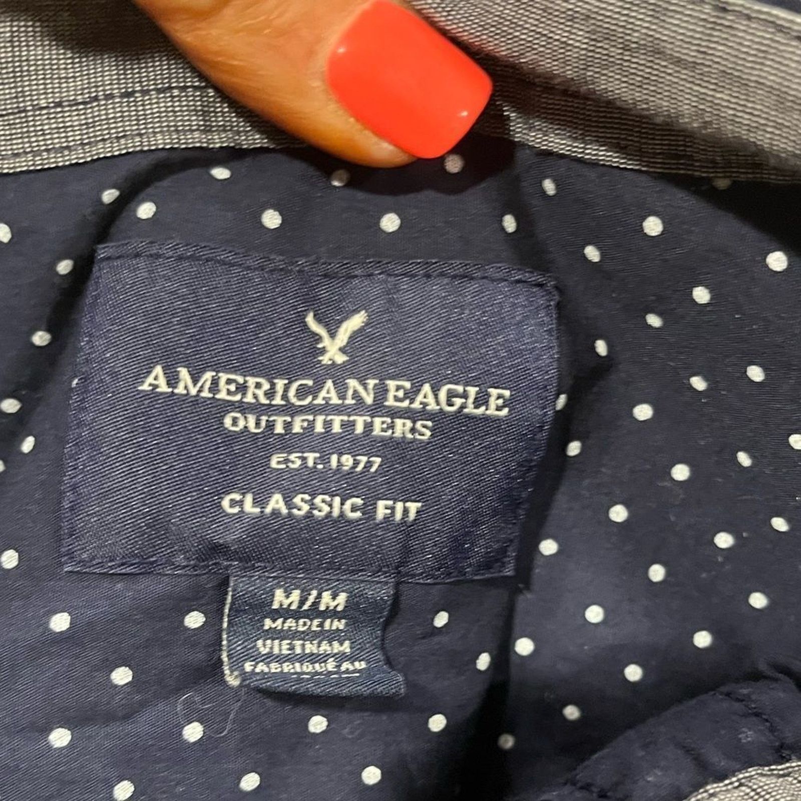 American Eagle Outfitters American Eagle Outfitters Button Front Shirt Long Sleeve Size US M / EU 48-50 / 2 - 4 Thumbnail