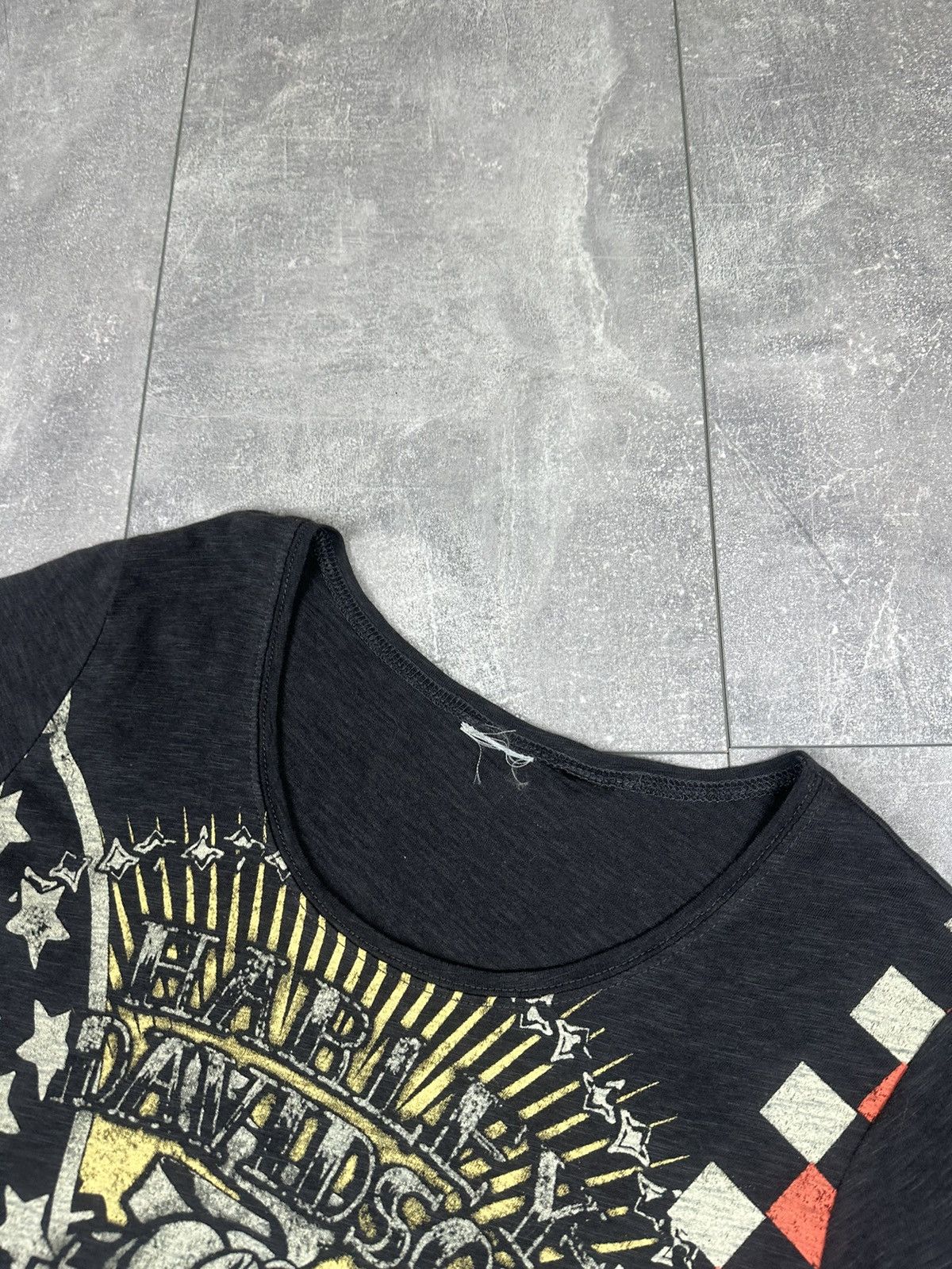 Harley Davidson Womens Harley Davidson Overprint Logo T-Shirt Size L / US 10 / IT 46 - 5 Thumbnail