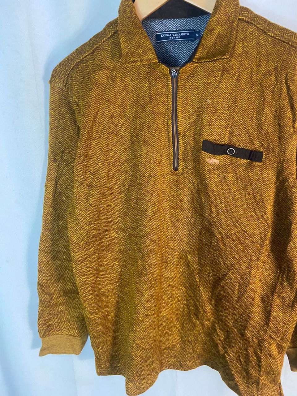 Japanese Brand × Kansai Yamamoto Kansai Yamamoto homme half zipper shirt Size US M / EU 48-50 / 2 - 3 Thumbnail