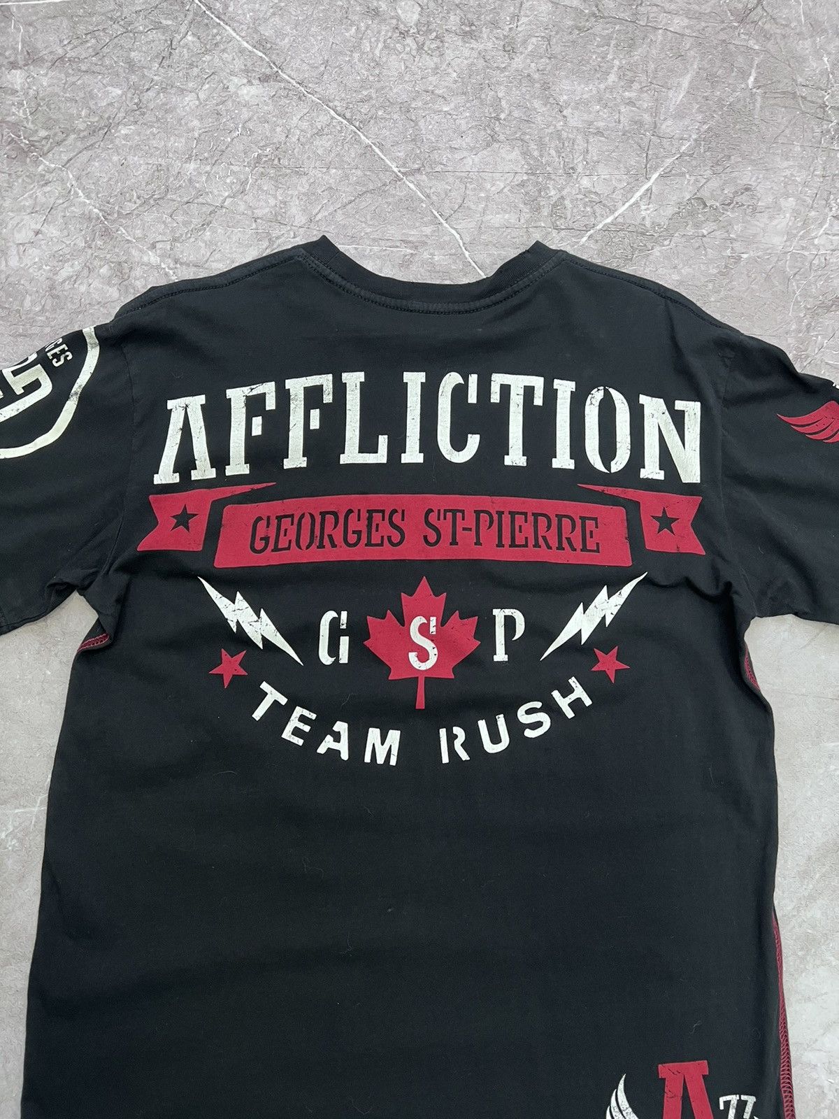 Affliction × Japanese Brand SALE💣💣 Y2K Affliction Style All Over Print T Shirt Tee Size US M / EU 48-50 / 2 - 12 Thumbnail