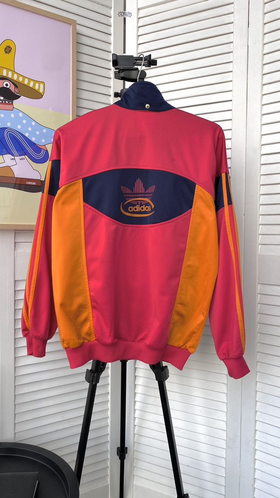 Adidas × Vintage Vintage Adidas Track Firebird Retro Jacket 90s Red Size US XS / EU 42 / 0 - 2 Thumbnail