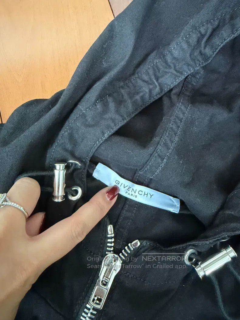 Givenchy Givenchy Black label logo half-zip hooded sweatshirt Size US S / EU 44-46 / 1 - 2 Thumbnail
