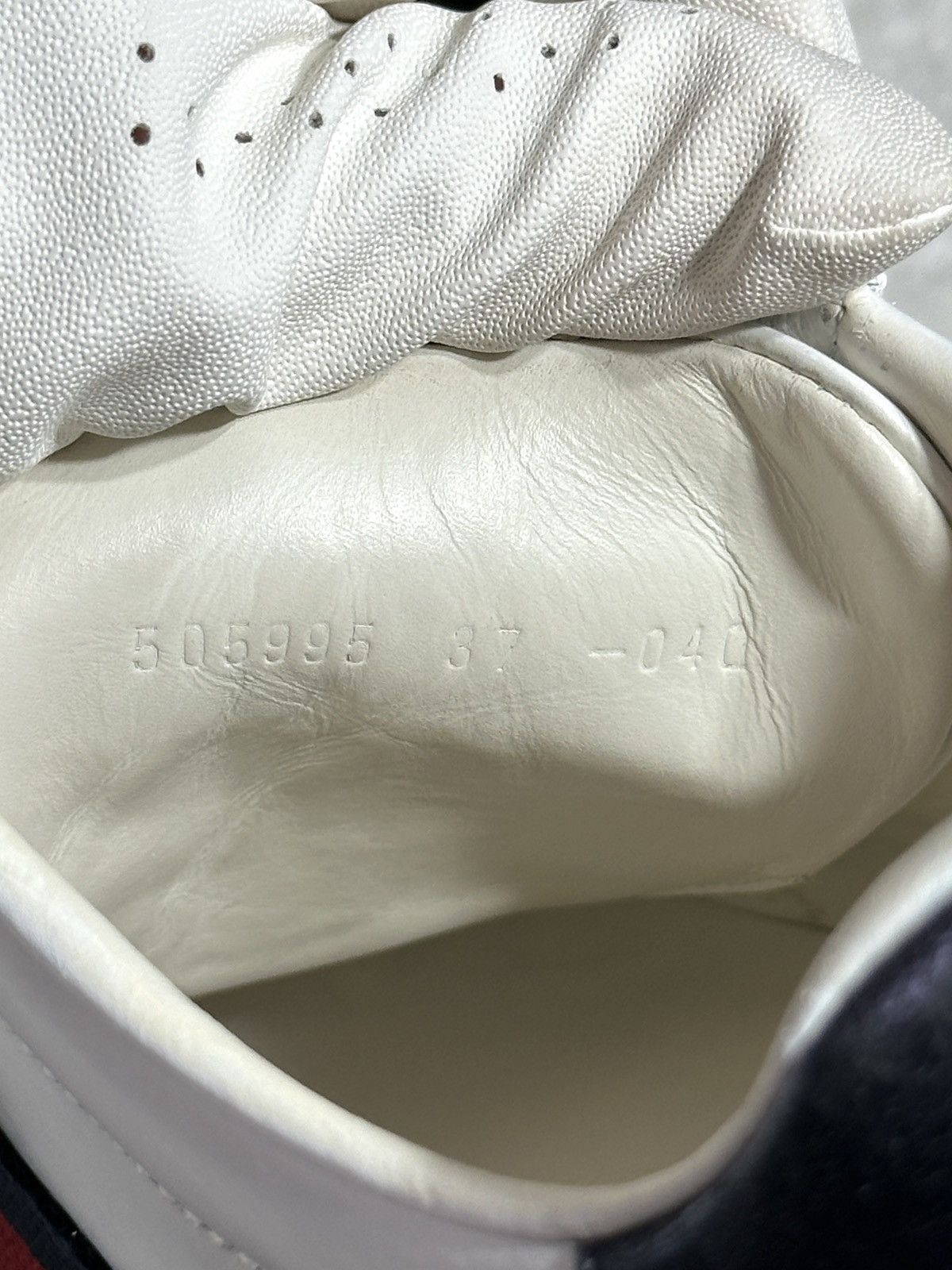 Gucci Gucci Ace Sneakers Crystal White Leather Studded US 6.5 Size US 7 / IT 37 - 12 Thumbnail