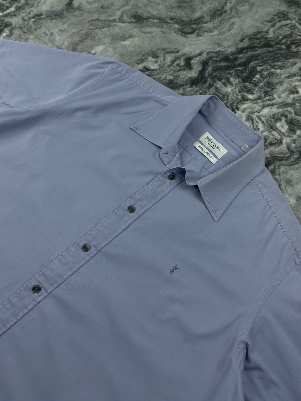 Yves Saint Laurent Vintage Yves Saint Laurent Button Shirt Short Sleeve Men Size US XL / EU 56 / 4 - 8 Thumbnail