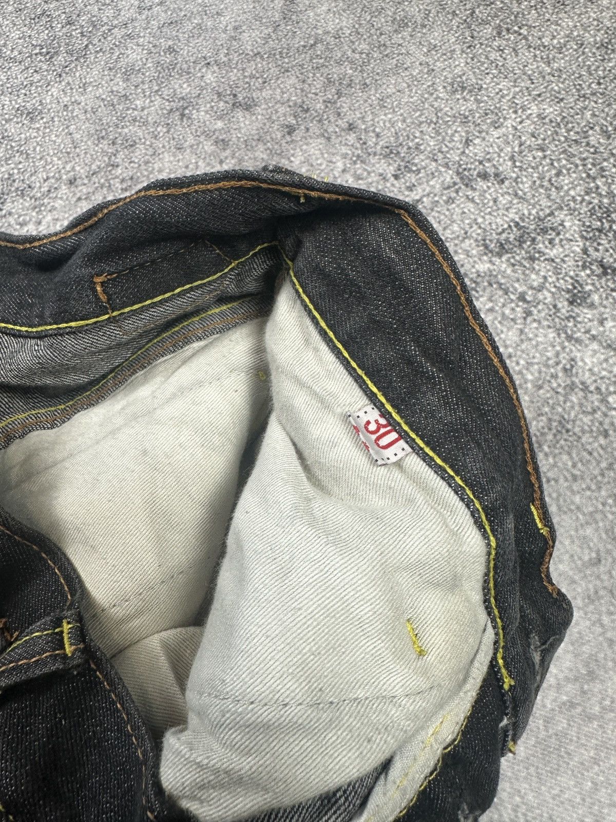 Vintage Y2K vintage Logo Evisu Style jeans denim Streetwear Usa 30 Size US 31 - 9 Thumbnail