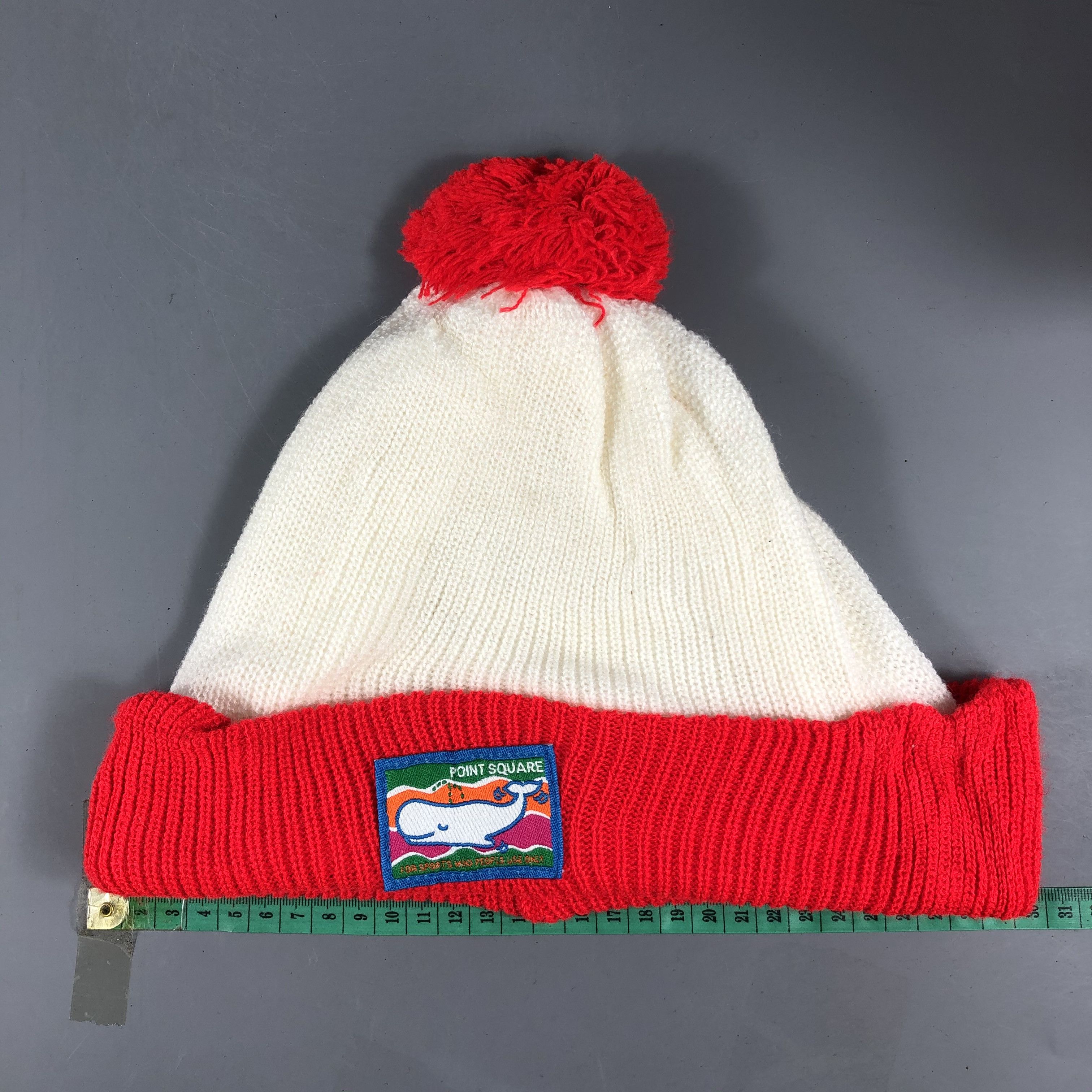 Japanese Brand Point Square Beanie Snowcap Hat Size ONE SIZE - 3 Thumbnail