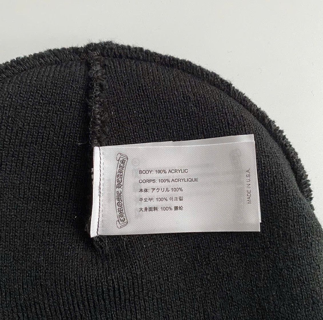 Chrome Hearts CHROME HEARTS classic beanie black Size ONE SIZE - 5 Thumbnail