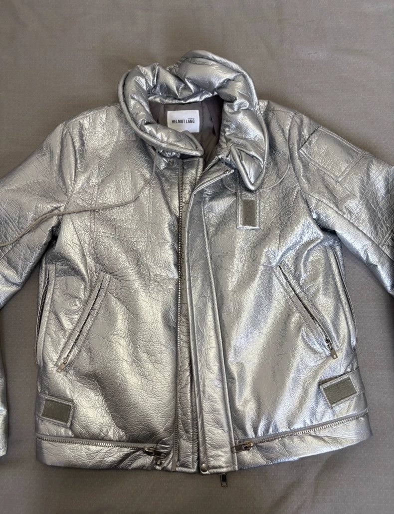 Helmut Lang HELMUT LANG Silver Aerospace jacket Size US M / EU 48-50 / 2 - 8 Thumbnail