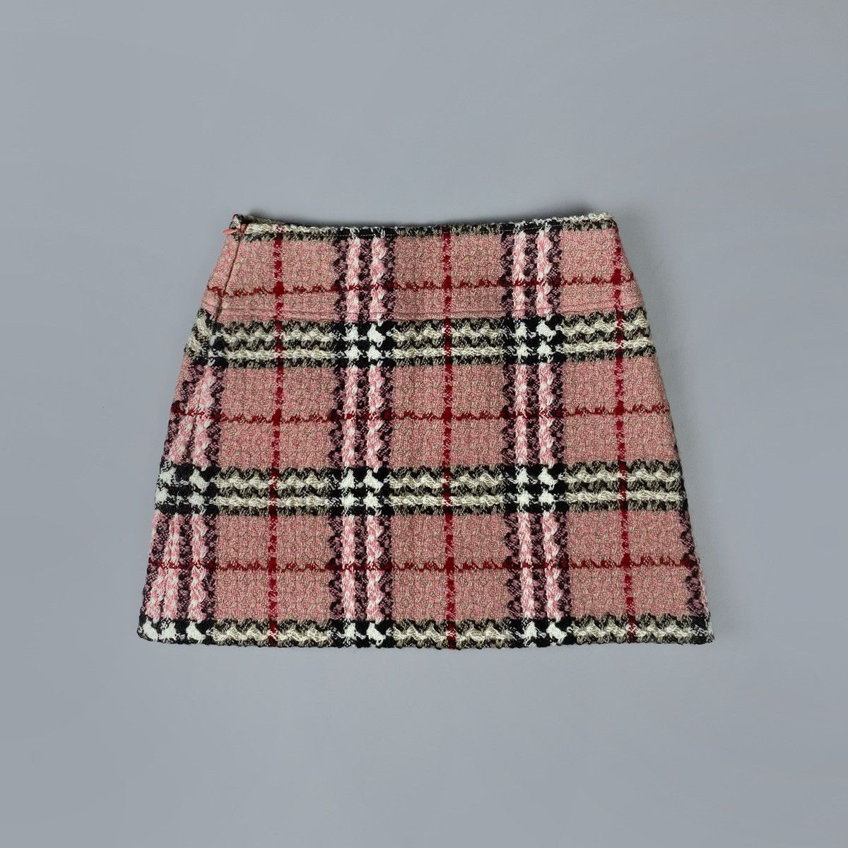 Burberry Vintage Burberry London Nova Check Tweed Skirt UK 8 US 6 Size 27" / US 4 / IT 40 - 3 Thumbnail