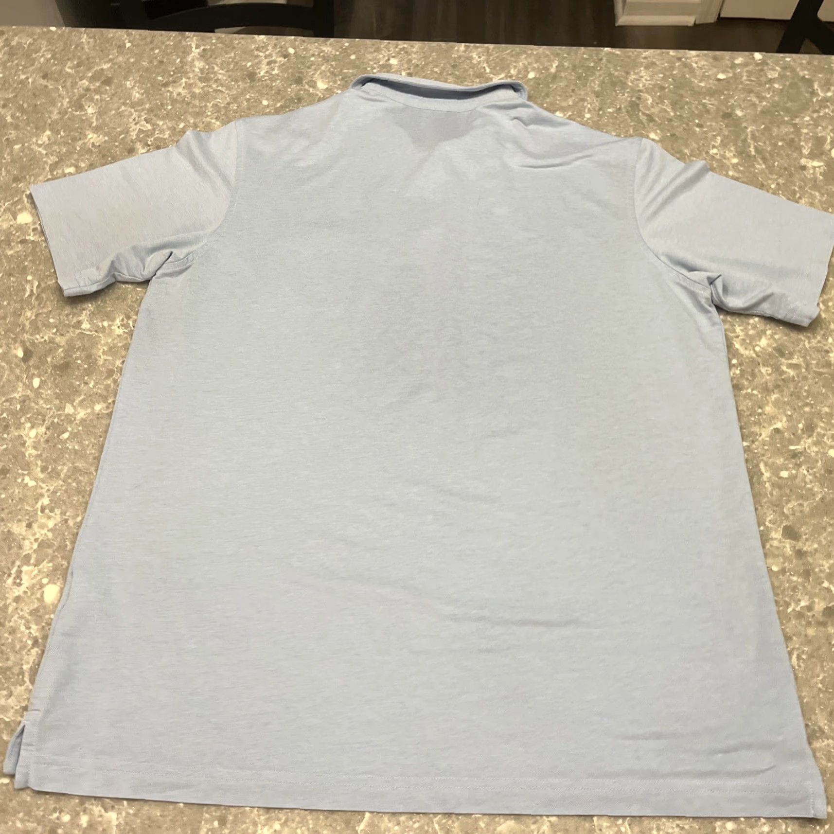 Peter Millar Peter Millar Polo Shirt Mens Cotton-Blend Performance Blue L Short Sleeve Collared Breathable Stretch Size US L / EU 52-54 / 3 - 6 Thumbnail