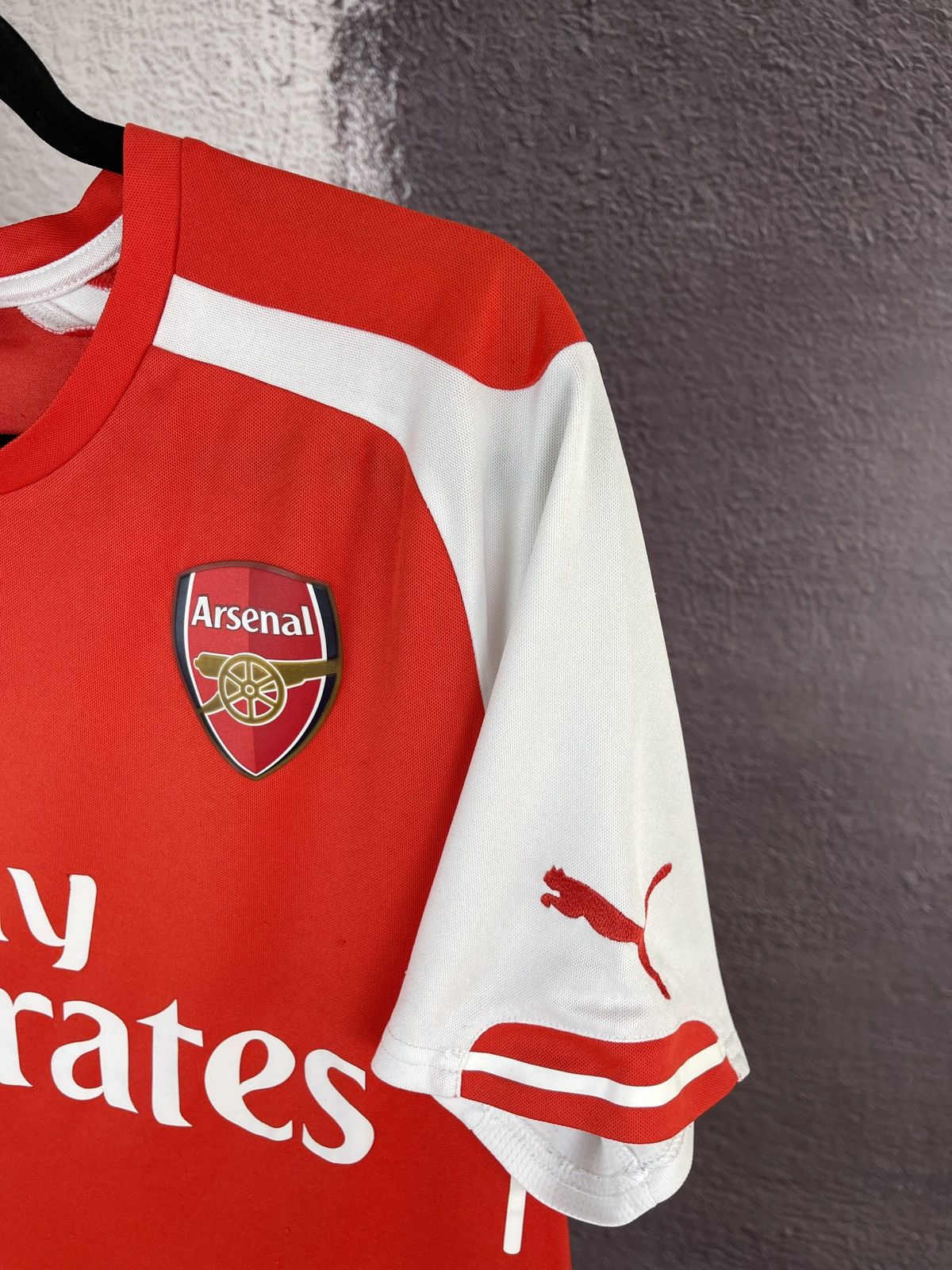 Puma Puma Arsenal 2014 2015 home soccer jersey football shirt Size US M / EU 48-50 / 2 - 6 Thumbnail