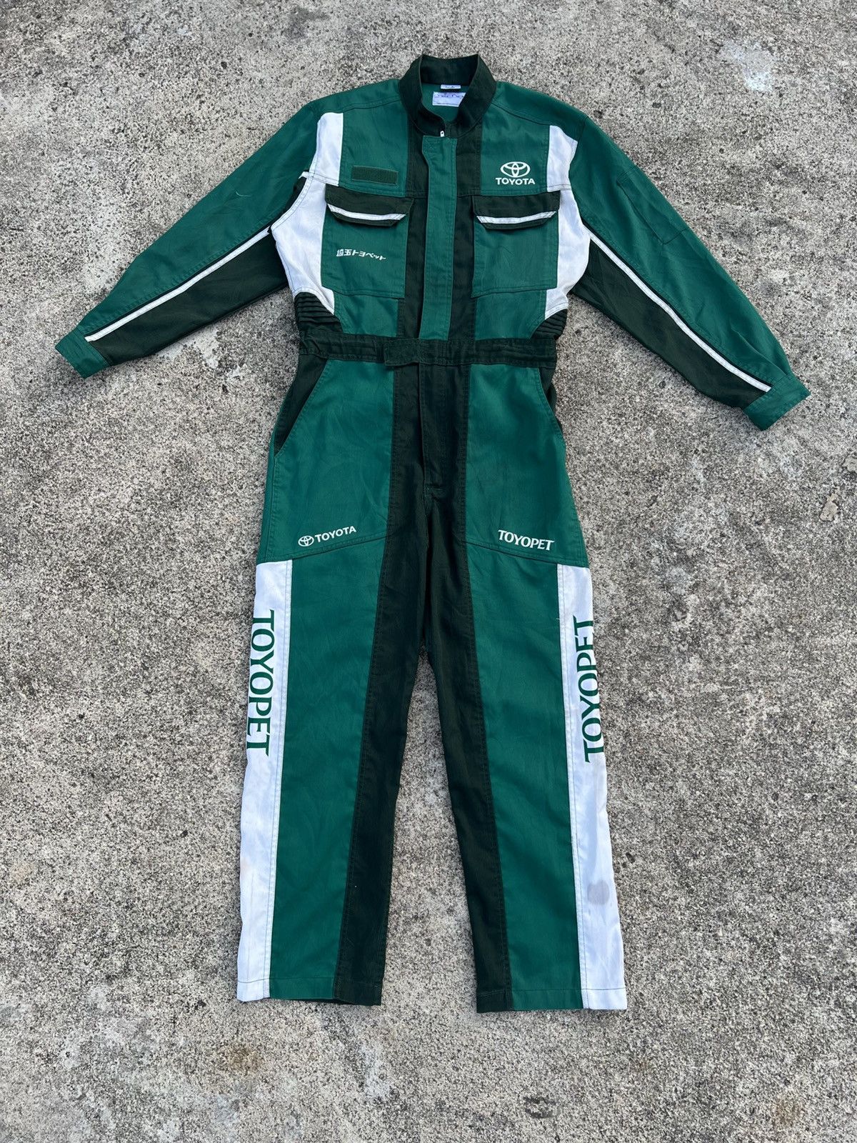 Japanese Brand Vintage Toyota Toyopet Workwear Overalls (No.2) Size US 34 / EU 50 - 4 Thumbnail