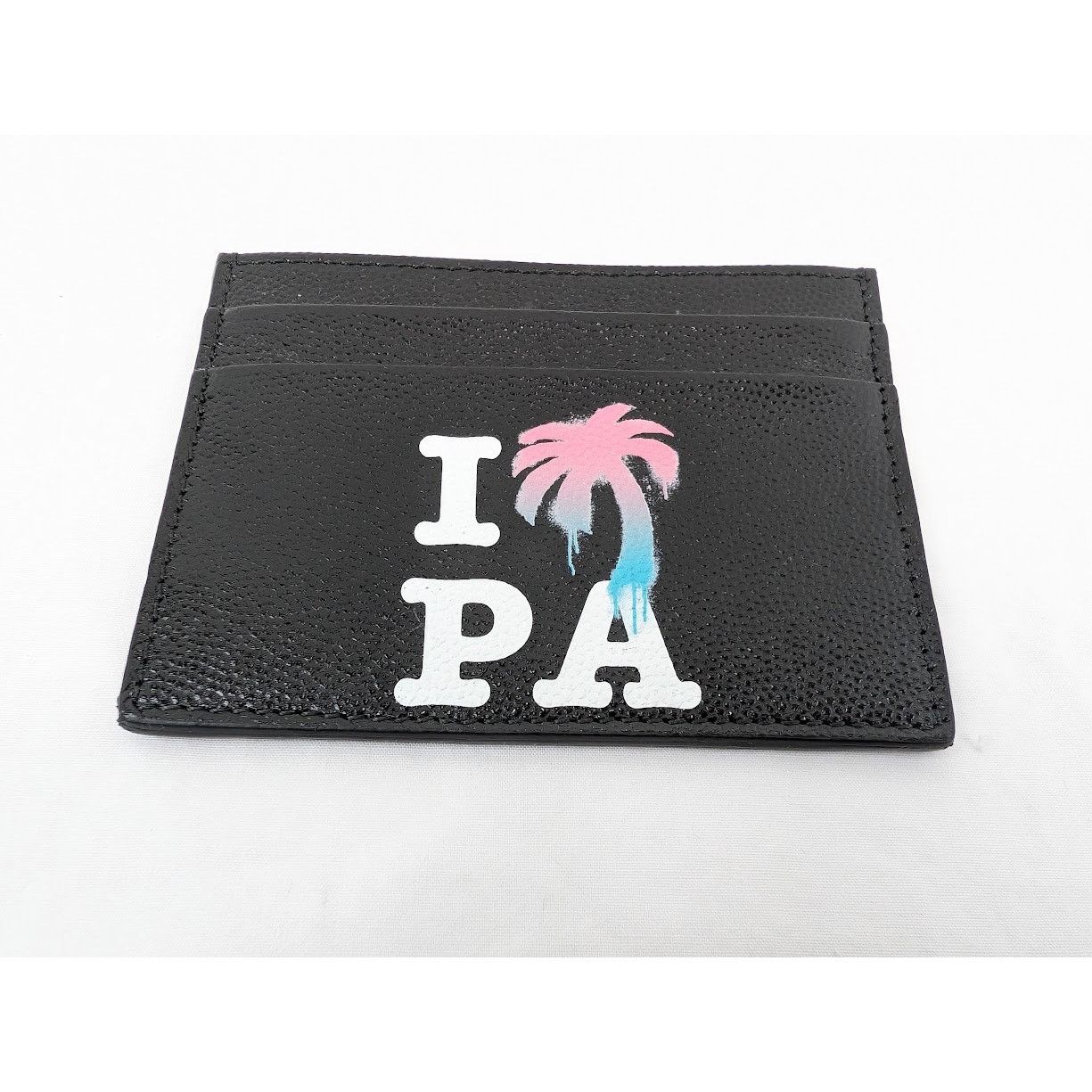 Palm Angels o1rshd1 Q: 5 / Size: OS / I Love PA Card Holder in Black Size ONE SIZE - 4 Thumbnail