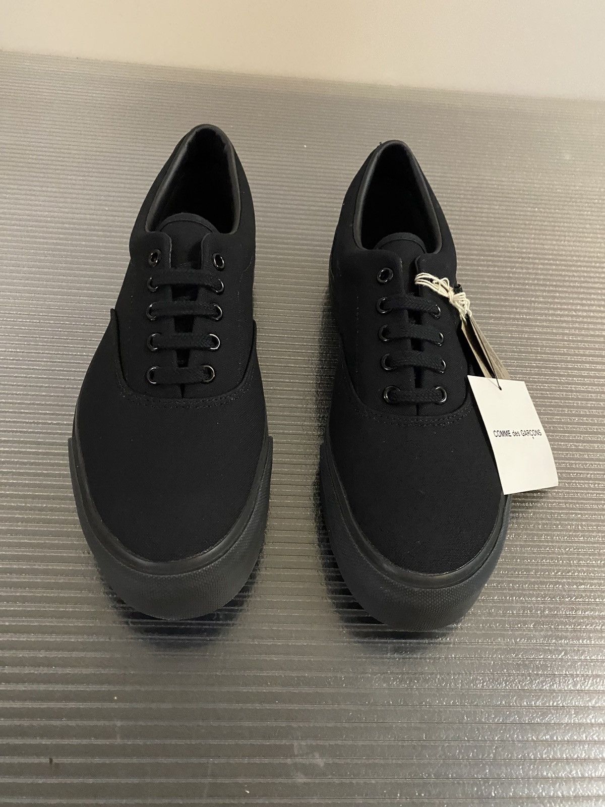Comme des Garcons Homme Plus Comme des Garçons 🇯🇵 homme plus black ninja lace lows 8 NIB Size US 8 / EU 41 - 1 Thumbnail