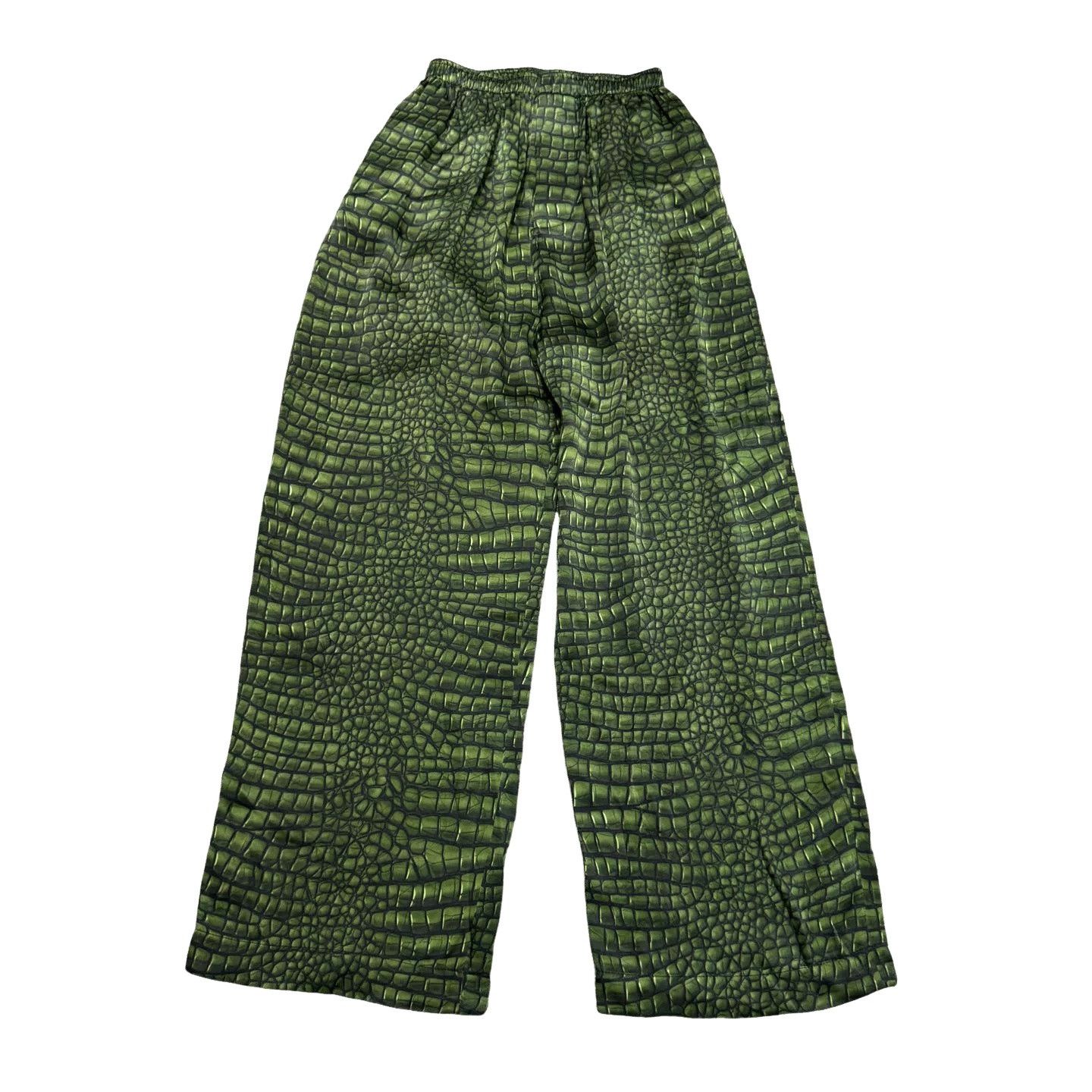 Balenciaga Balenciaga Alligator Print Trousers Size F34 Size 25" / US 0 / IT 36 - 1 Thumbnail