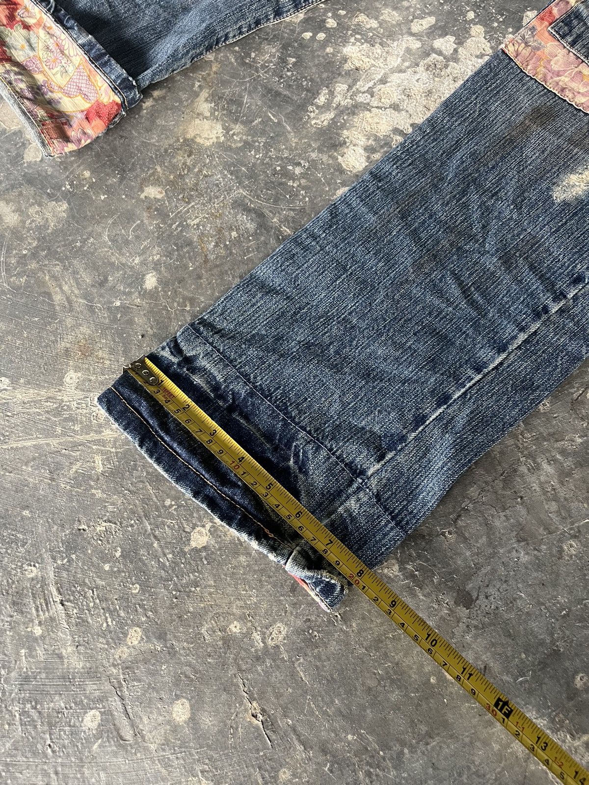 Hysteric Glamour Patchwork Kapital Inspired Denim Size US 31 - 12 Thumbnail