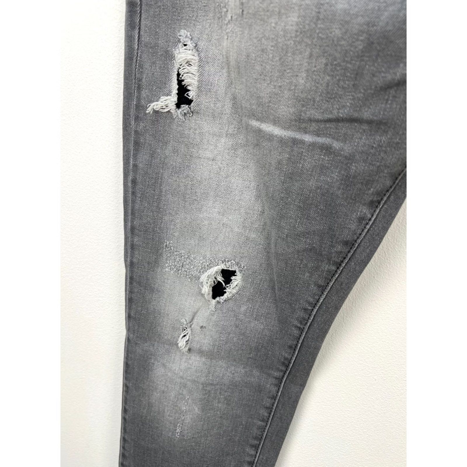 Vintage REPRESENT Denim Jeans Flat Grey Distressed Slim Size 34 Men's Slim Fit Jeans Gray Distressed Logo 34 Mens Size US 34 / EU 50 - 7 Thumbnail