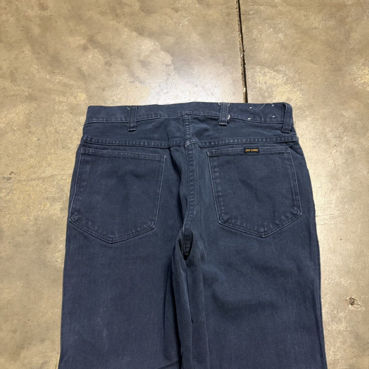 Vintage Vintage 70s Big Yank Bell Bottom Flare Boot Cut Denim Jeans Size US 28 / EU 44 - 10 Thumbnail
