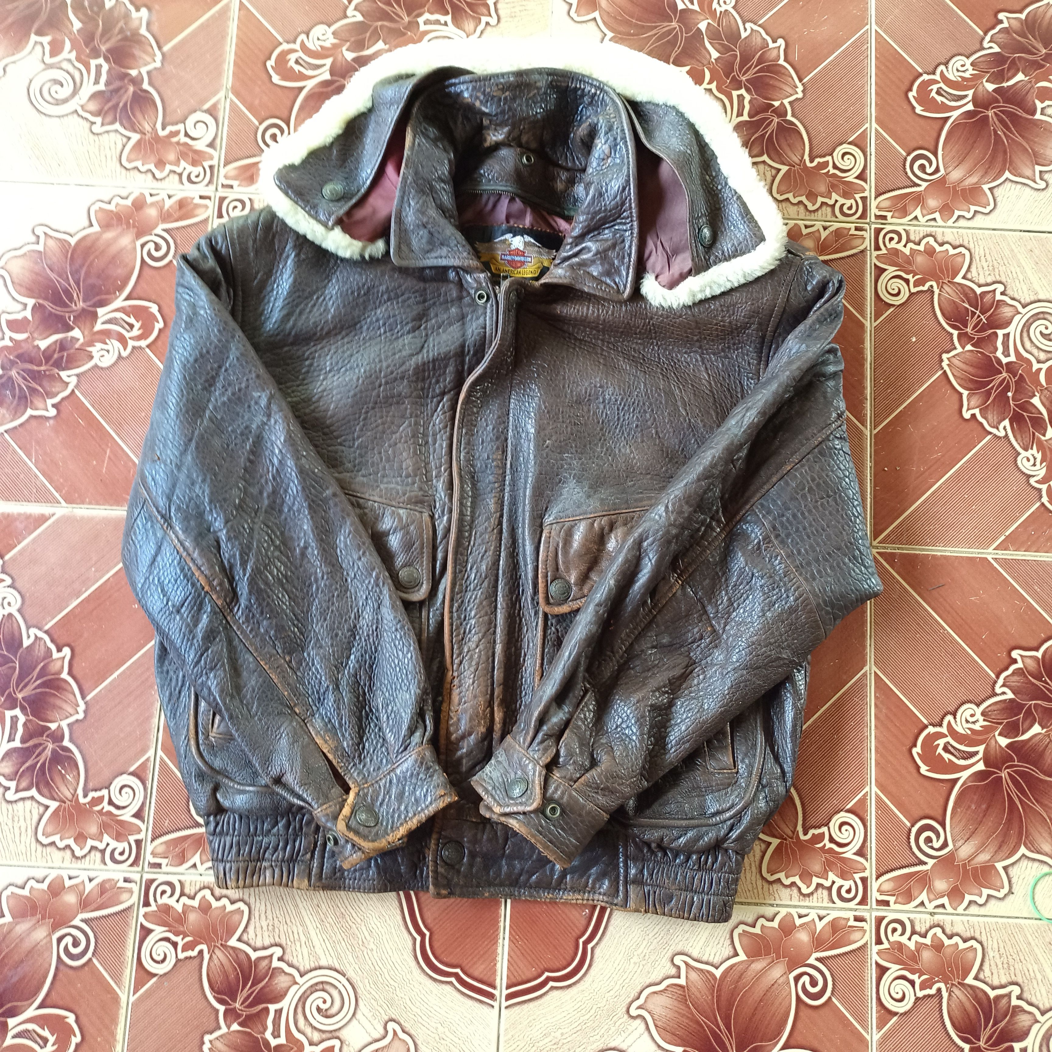 Harley Davidson Jacket Harley Davidson x vintage Size US M / EU 48-50 / 2 - 2 Thumbnail
