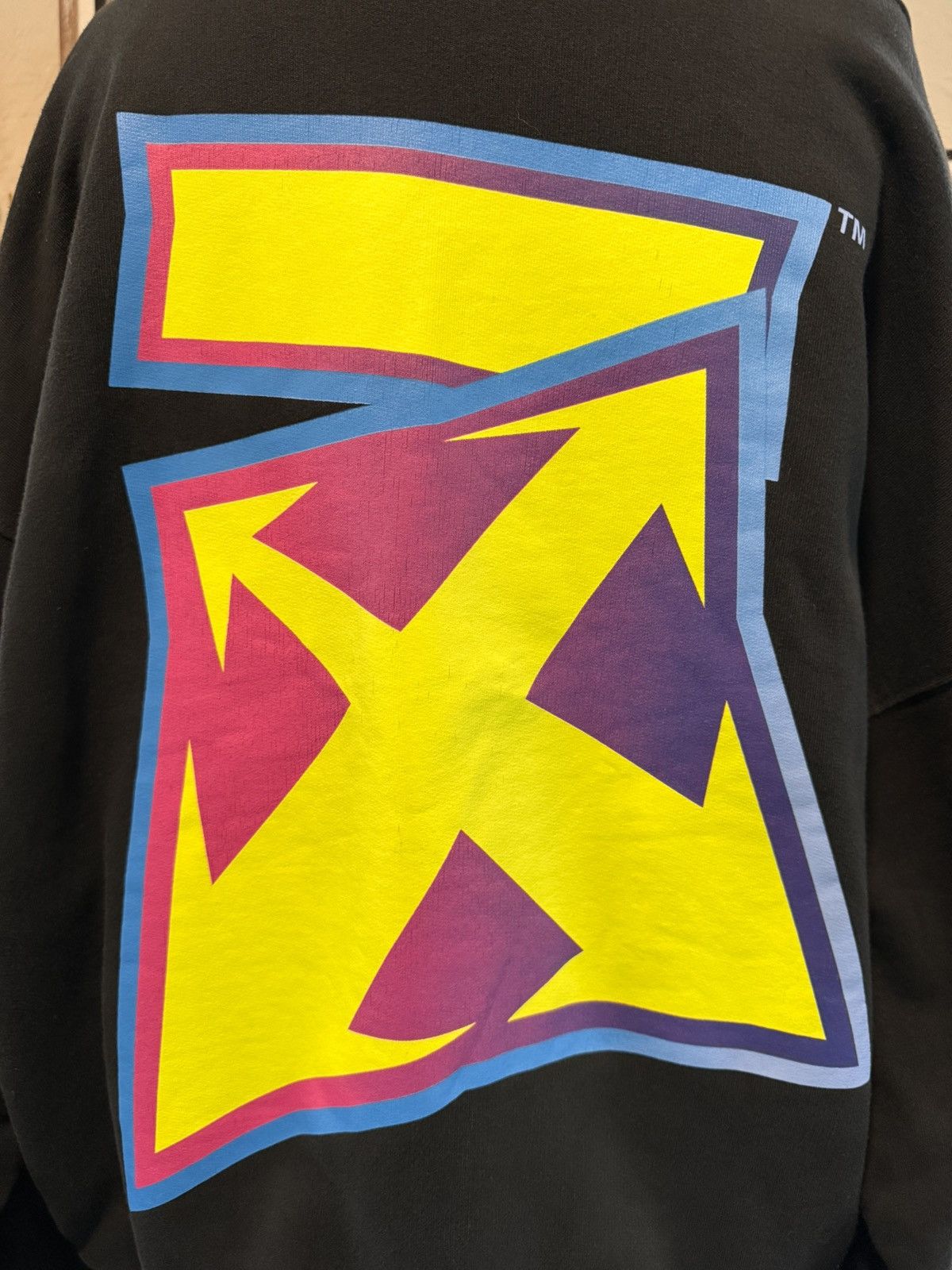 Off-White OFF-WHITE Degrade Thund Skate Arrows Oversized Hoodie Size US L / EU 52-54 / 3 - 5 Thumbnail