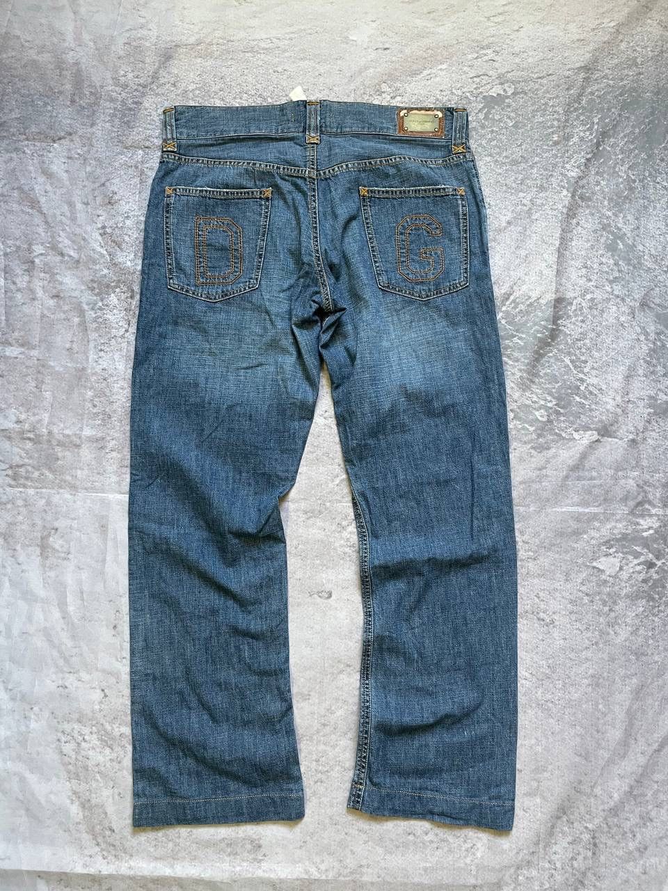 Dolce & Gabbana Dolce & Gabbana Vintage "D&G" Logo Embroidered Denim Jeans Size US 32 / EU 48 - 1 Thumbnail