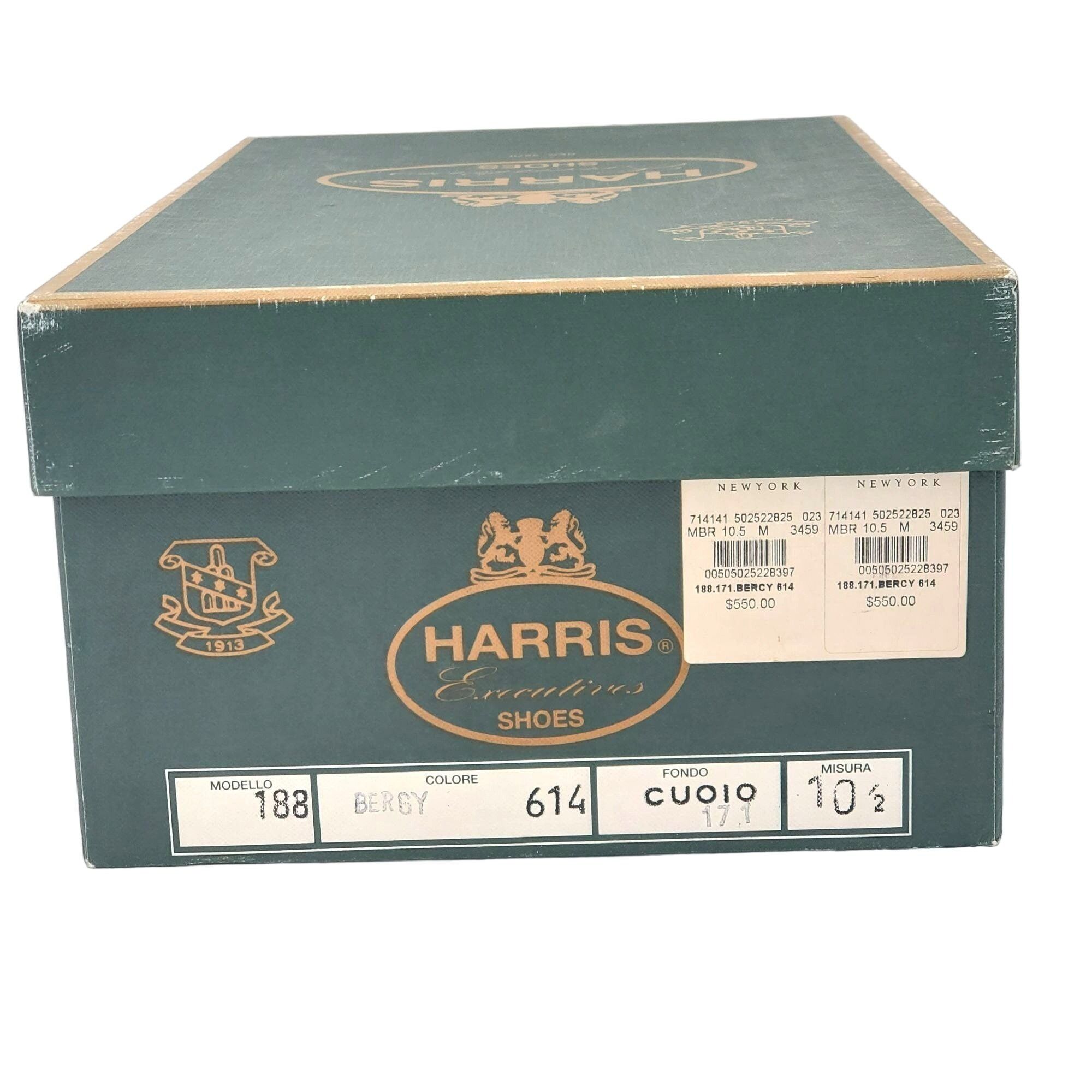 Barneys New York Calzoleria Harris Italy Dress Shoe Men 10.5 Brown Leather Size US 10.5 / EU 43-44 - 4 Thumbnail