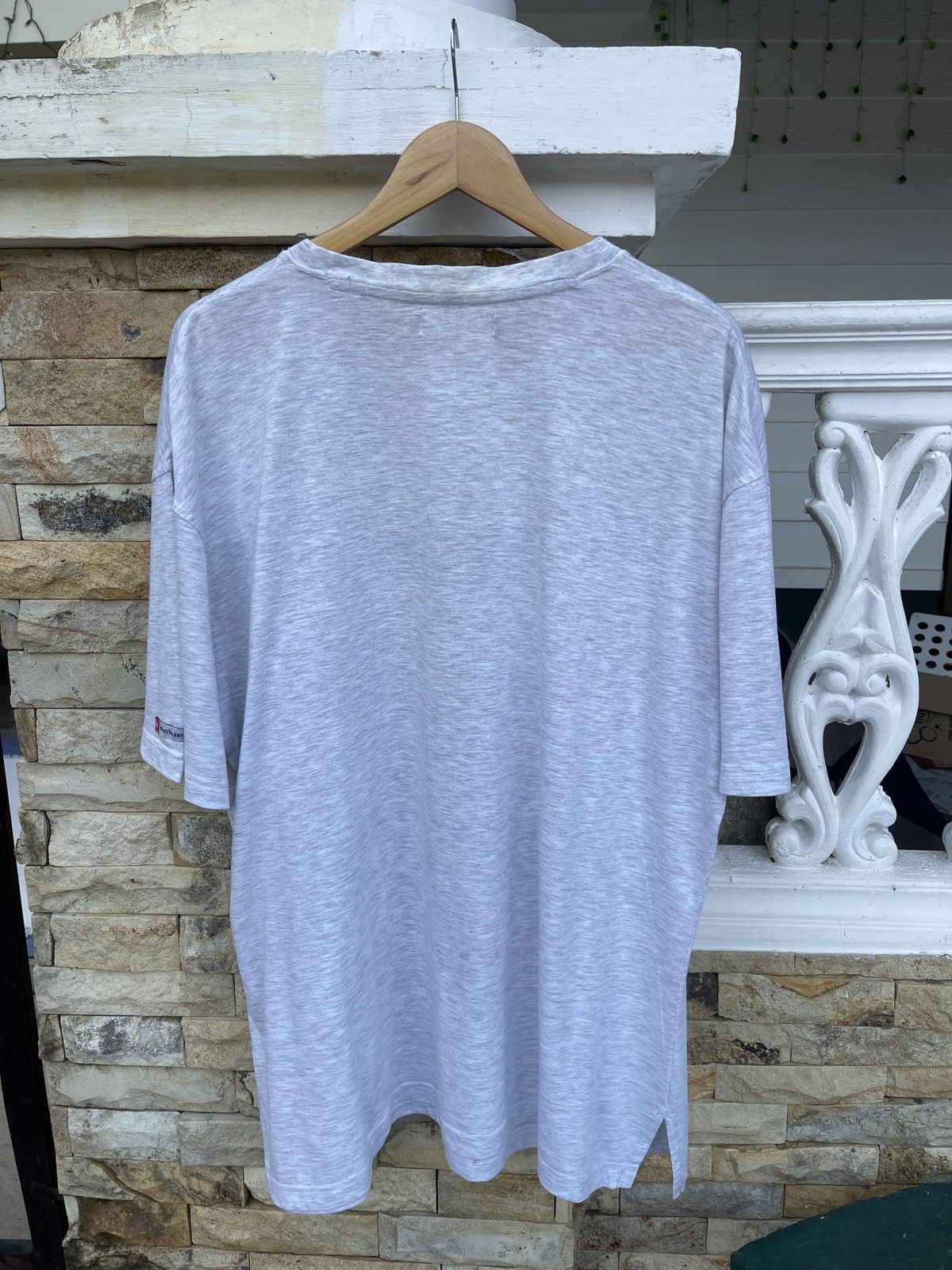 Hugo Last Drop🔥Rare🔥Vtg Hugo Valentino Sport Italy Spell Out Tee Size US XL / EU 56 / 4 - 4 Thumbnail