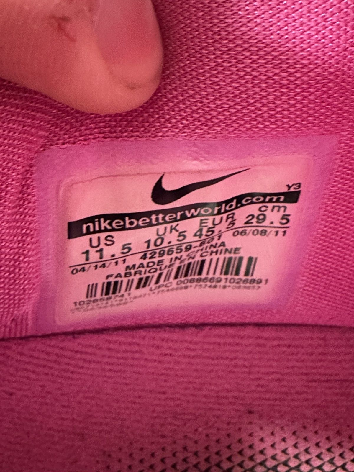 Nike Kobe 6 kay yow think pink Size US 11 / EU 44 - 5 Thumbnail