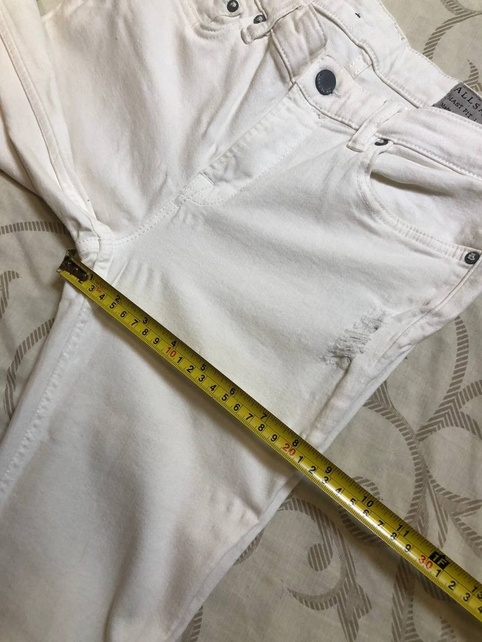Allsaints ALL SAINTS Women's Fit skinny Distressed jeans white Size 28" / US 6 / IT 42 - 13 Thumbnail