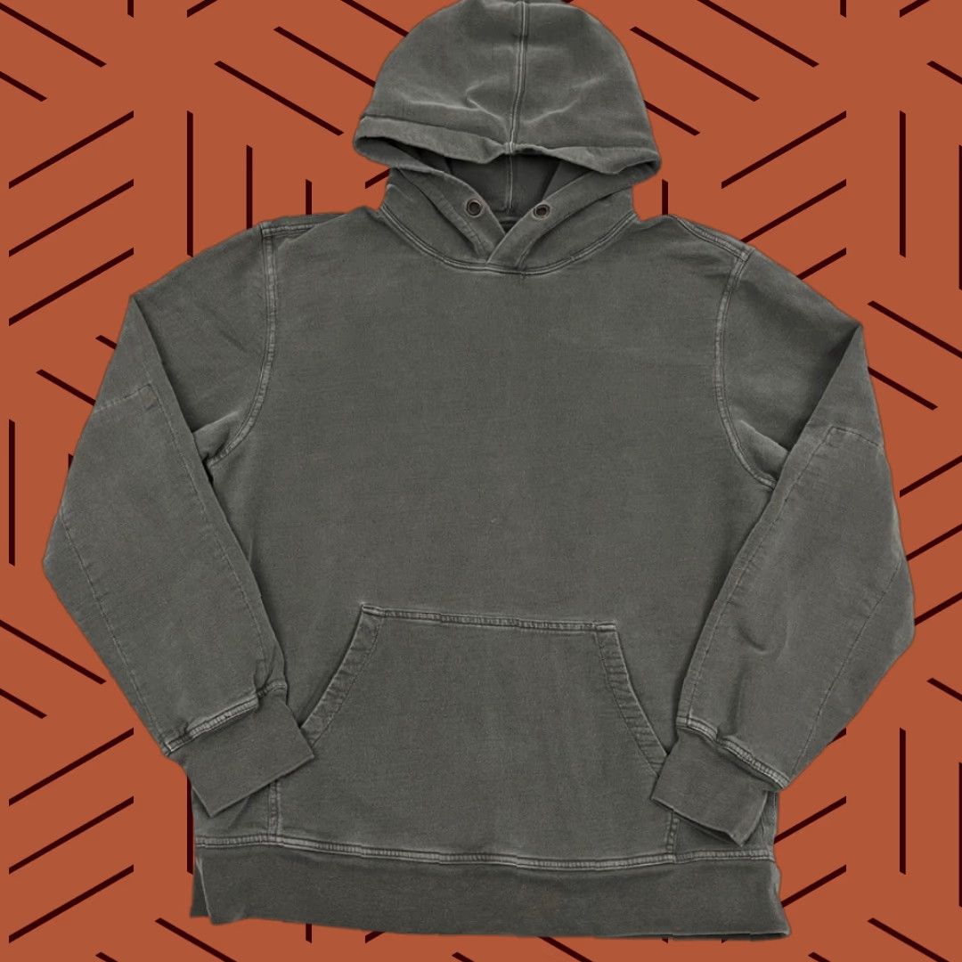Buck Mason Buck Mason Hoodie Mens L Washed Gray Brushed Loopback Sweatshirt Pullover Crew Neck Size US L / EU 52-54 / 3 - 1 Thumbnail